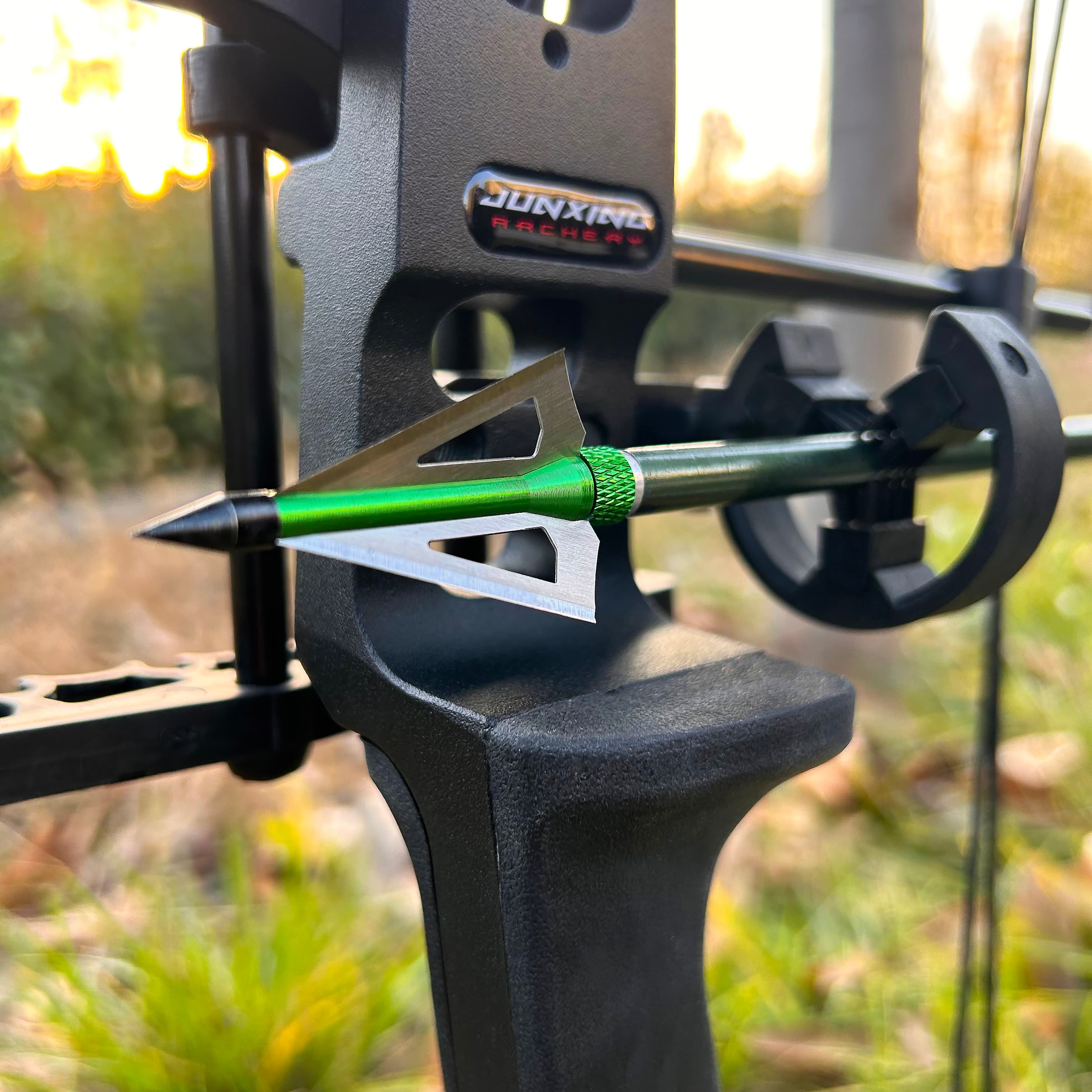 Archery 100 Grain 3 Blade Broadheads Stainless Steel for Hunting (12 Pack)-CHN Archery