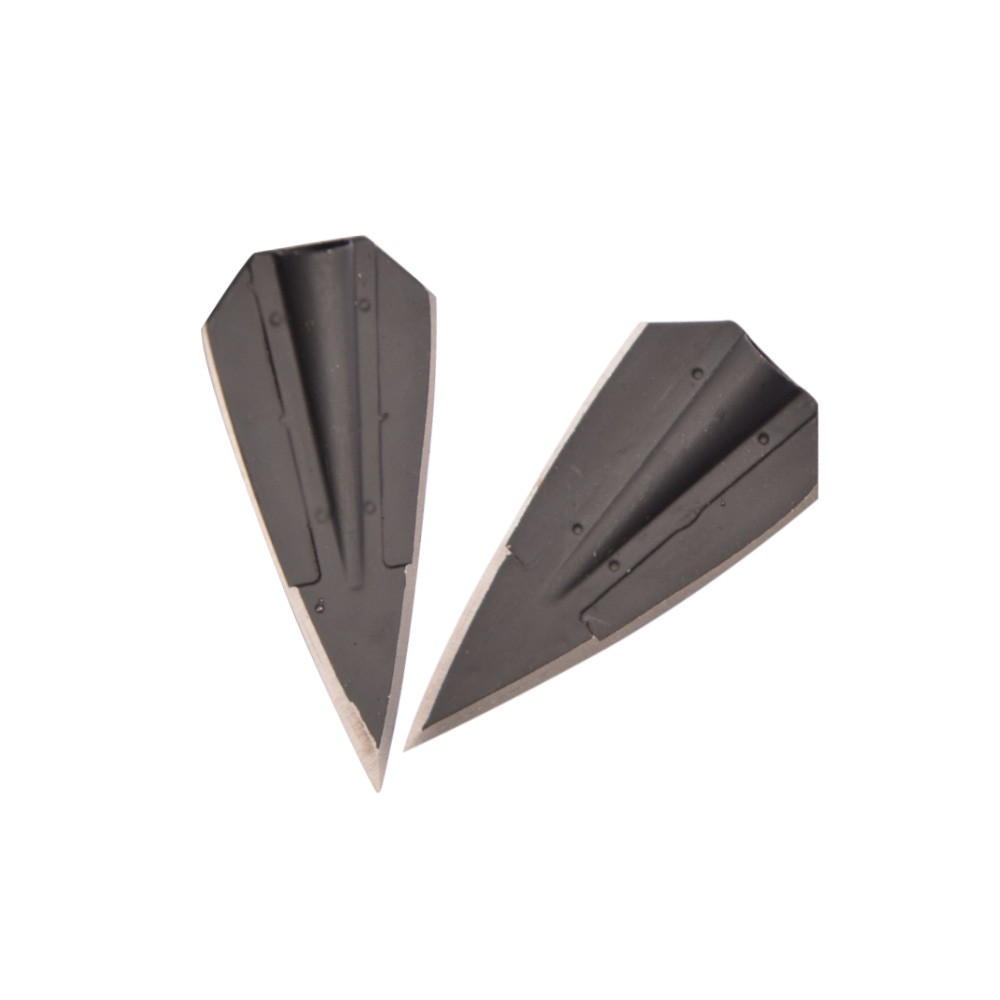 Green Broadhead Arrow Tips 115 Grain Alloy Steel Hunting Points (6 Pack)