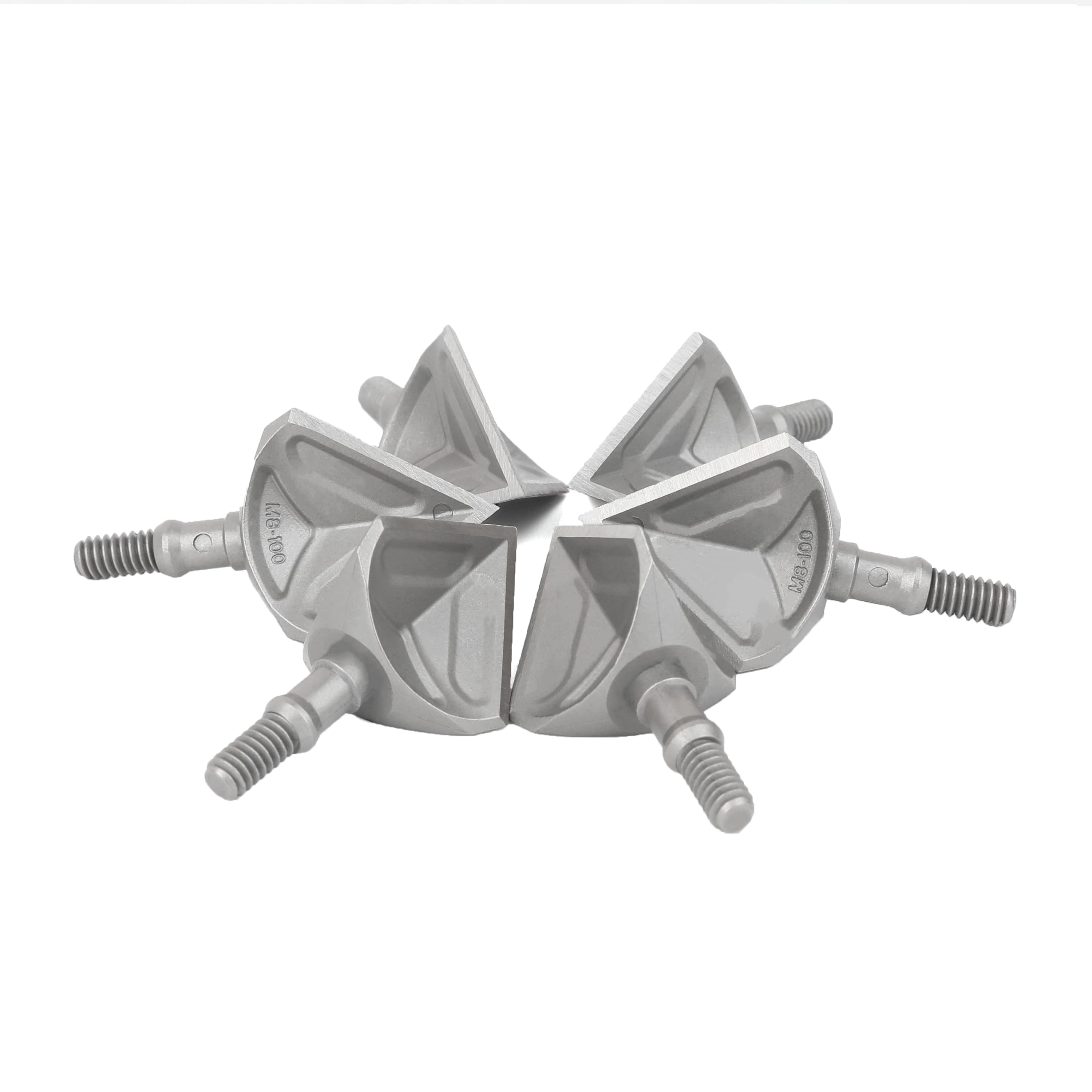 Screw-in 100Gr Broadhead Stainless Steel Hunting Arrowheads Tips