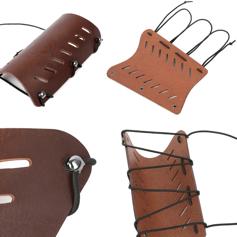 Traditional Leather Archery Arm Guard