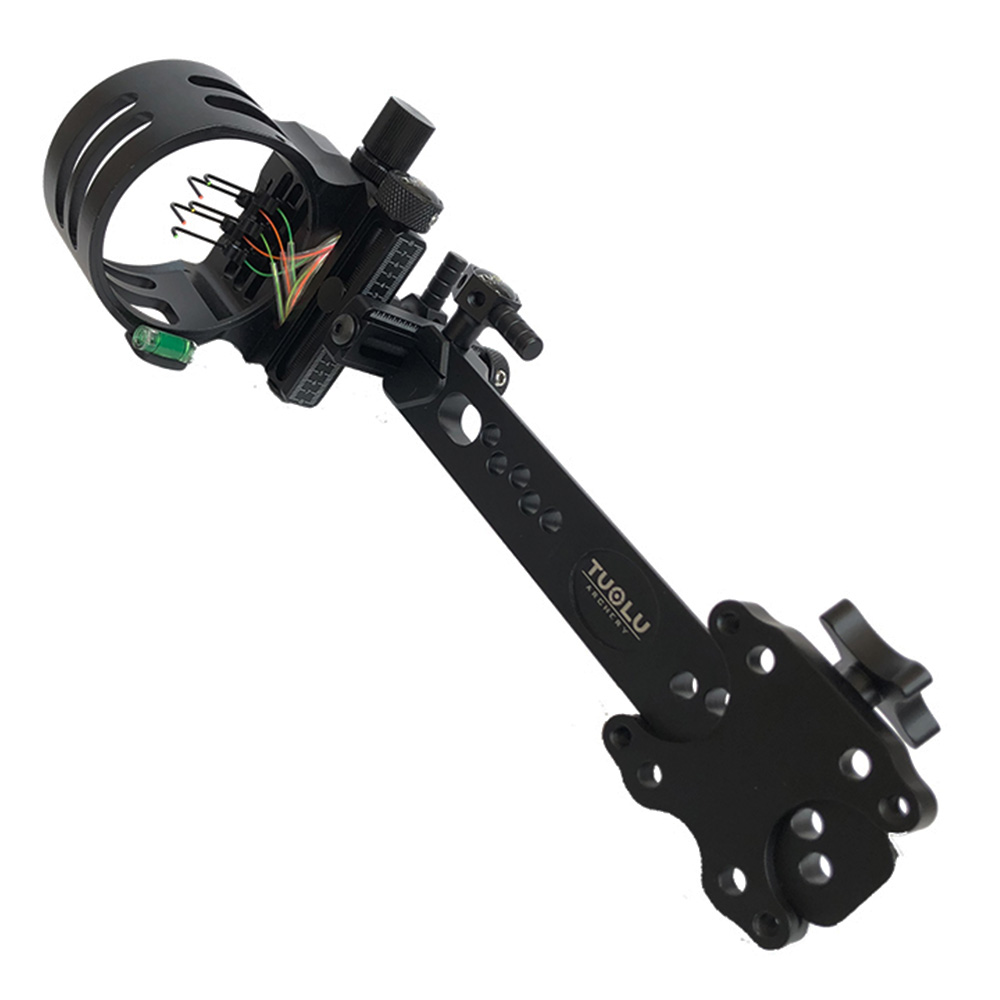 TUOLU Micro-Adjust .019" Fiber 5 Pin Bow Sight RH/LH