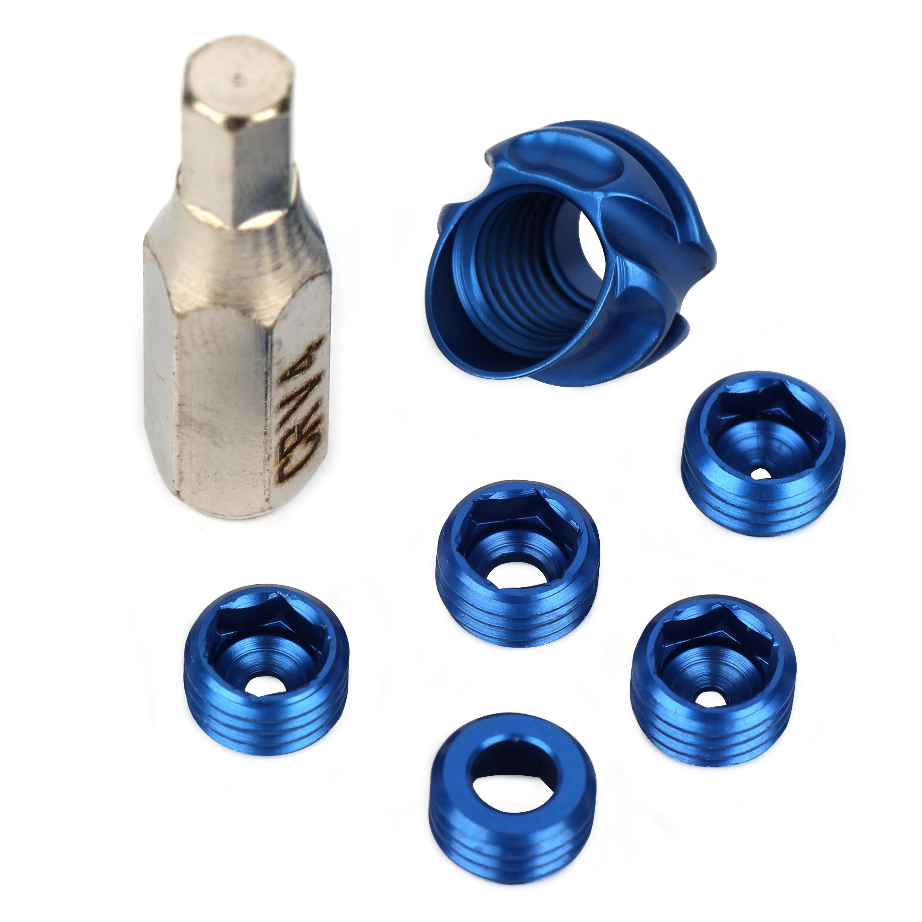 Compound Bow Peep Sight Kit, 37/45 Degree Aluminum Housing & 5 Cores