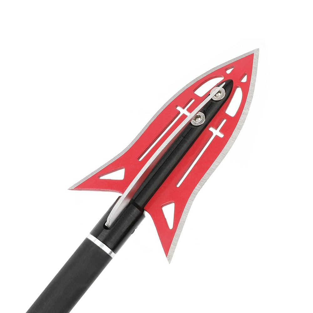 6pcs Fixed Blade Archery Broadheads Stainless Steel Point