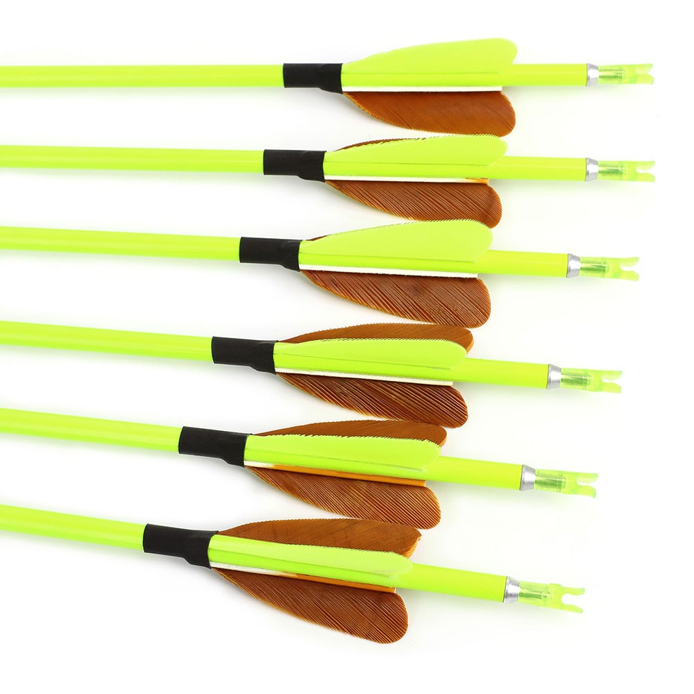 32" Pure Carbon Arrows SP500 4.2mm Tips Recurve Compound Bow Hunting