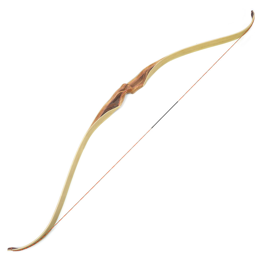 30-60lbs Traditional Recurve Bow 62" Hunting Longbow RH