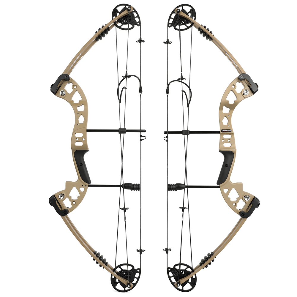 JUNXING Battleship Compound Bow and Arrows Hunting Bow 30-55 lbs 