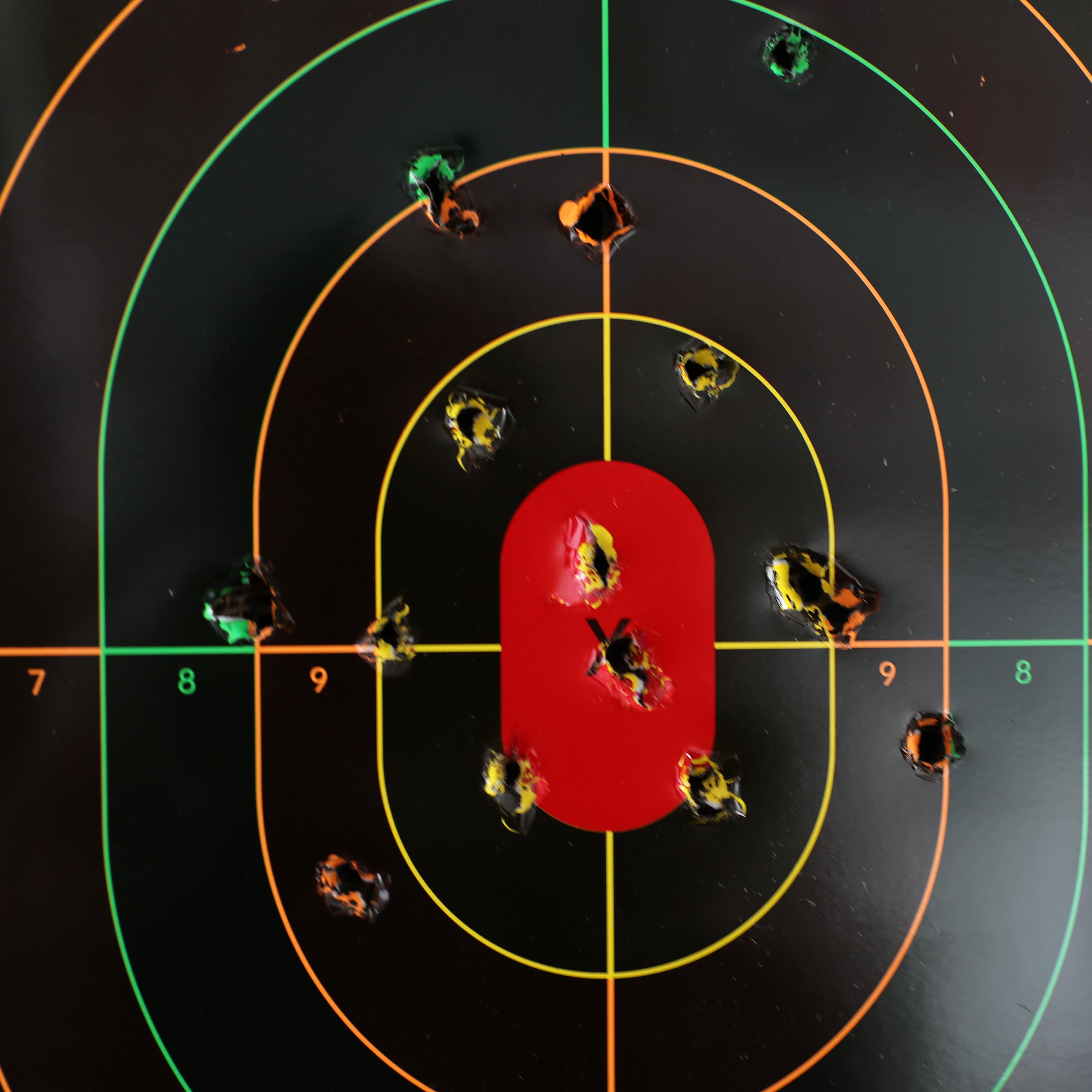 Self-Adhesive Splatterburst Paper Archery Targets 12" x 12" (10 Pack)-CHN Archery