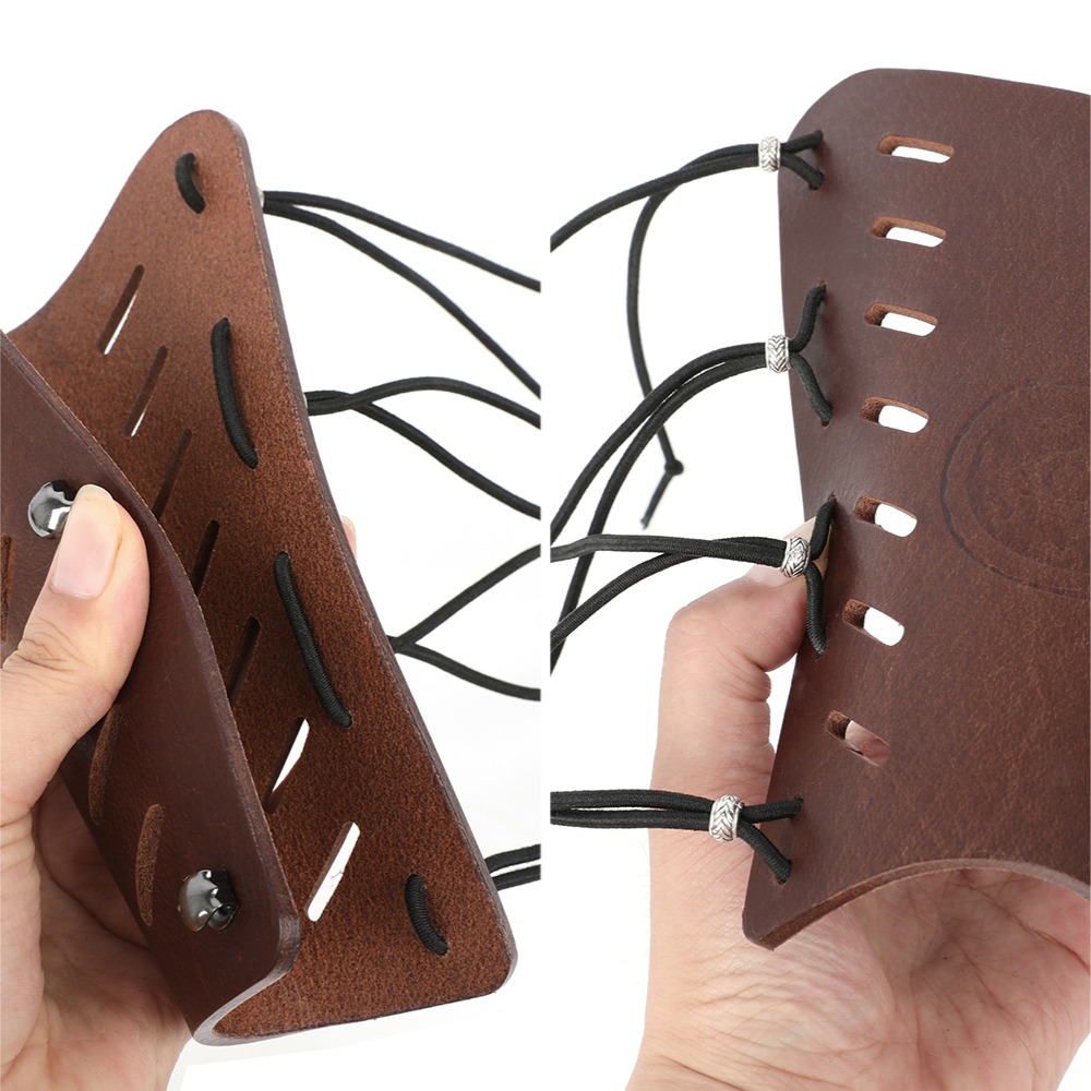 Traditional Leather Archery Arm Guard
