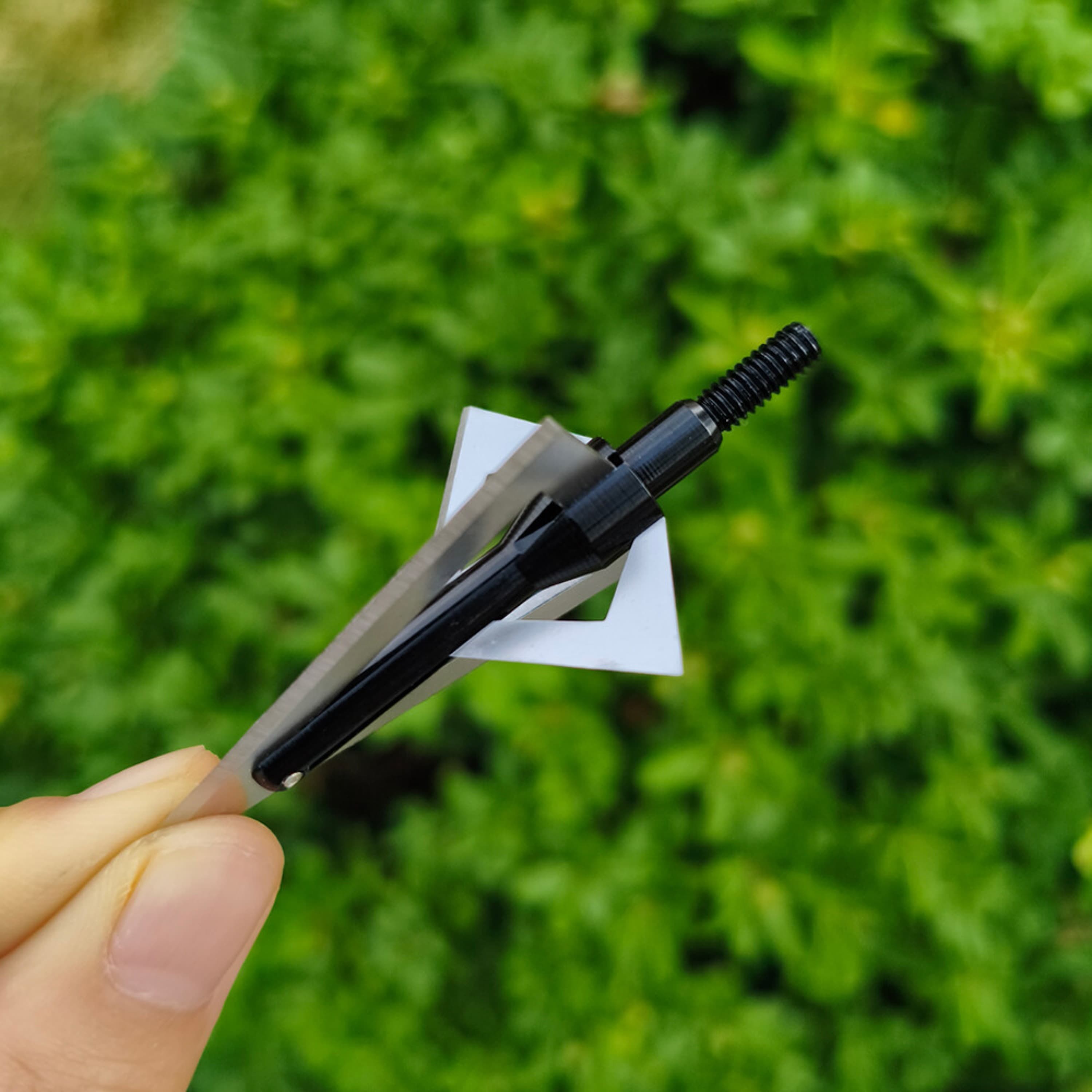 125 Grain Arrowheads Hunting Broadheads Arrow Tips 12 Pack