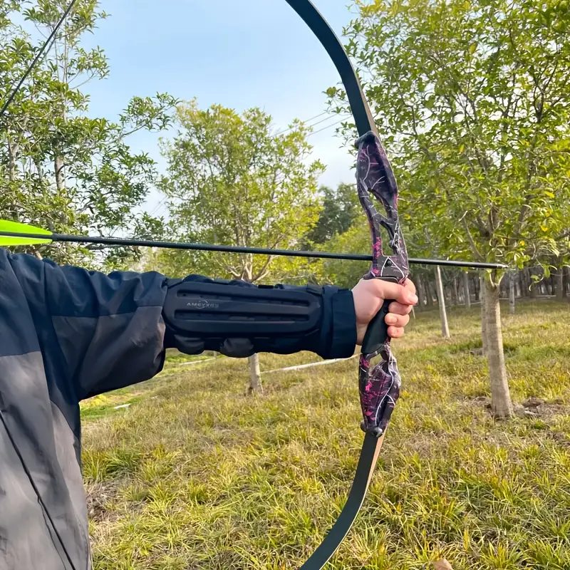 JUNXING F179 56" Recurve Bow Takedown Hunting Bow 50 lbs