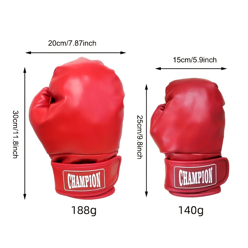 Boxing Glove Golf Club Head Cover Durable PU Material with Hook-and-Loop Closure