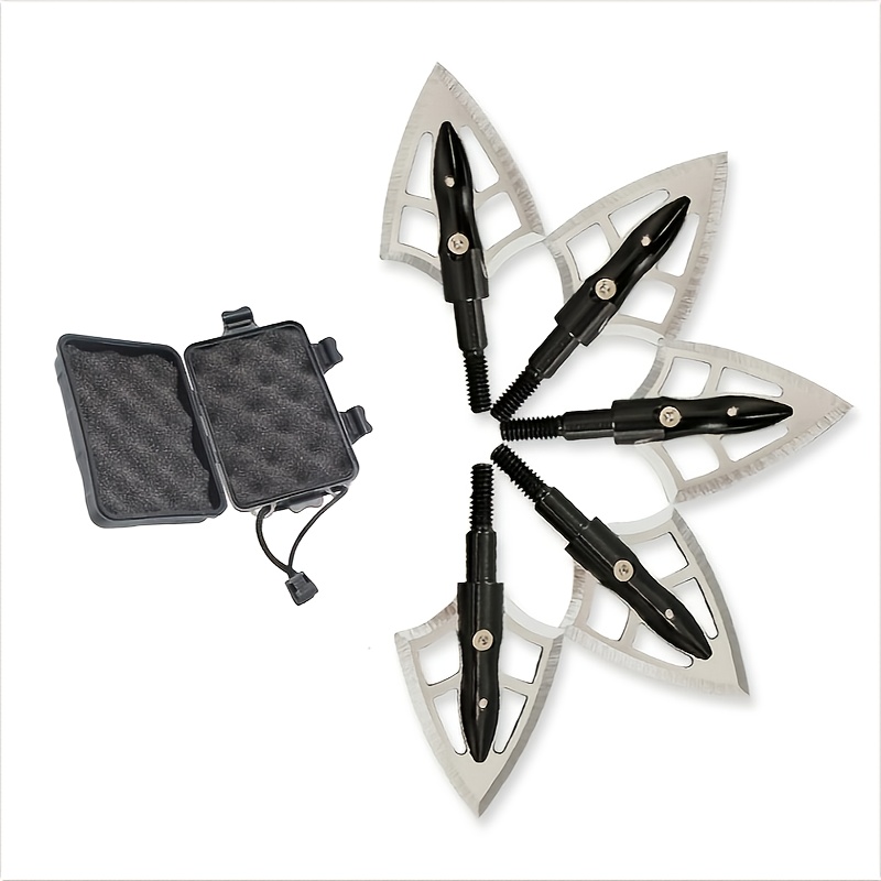 12pcs Broadhead Hunting Arrows with Aluminum 6063 Shafts & Stainless Steel Blades