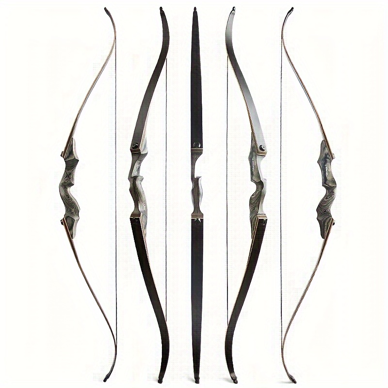 Black Hunter Takedown Recurve Bow 60" Hunting Archery Set