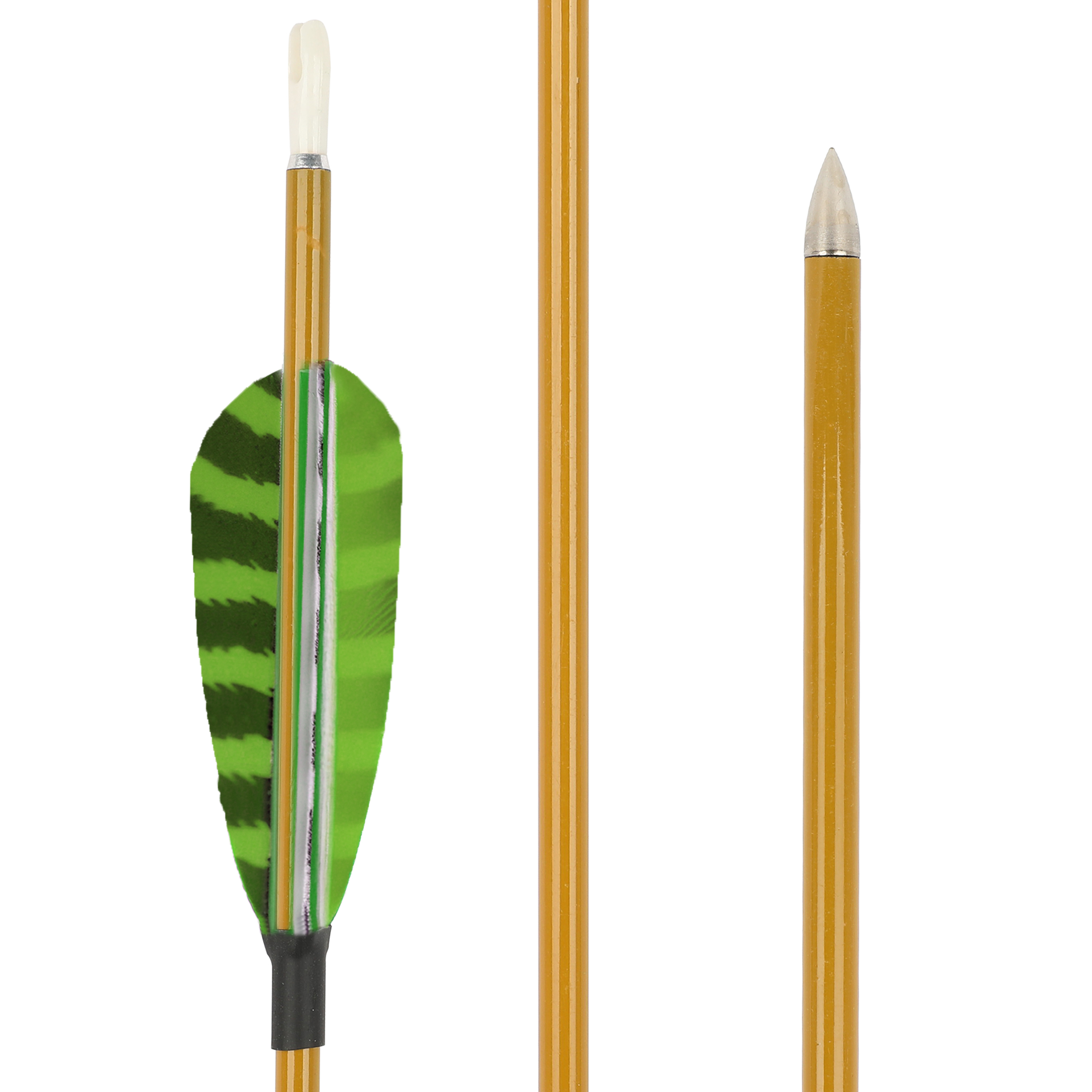 SHARROW 31" Archery 900 Spine Carbon Arrows with 3" Turkey Feathers (12 Pack)