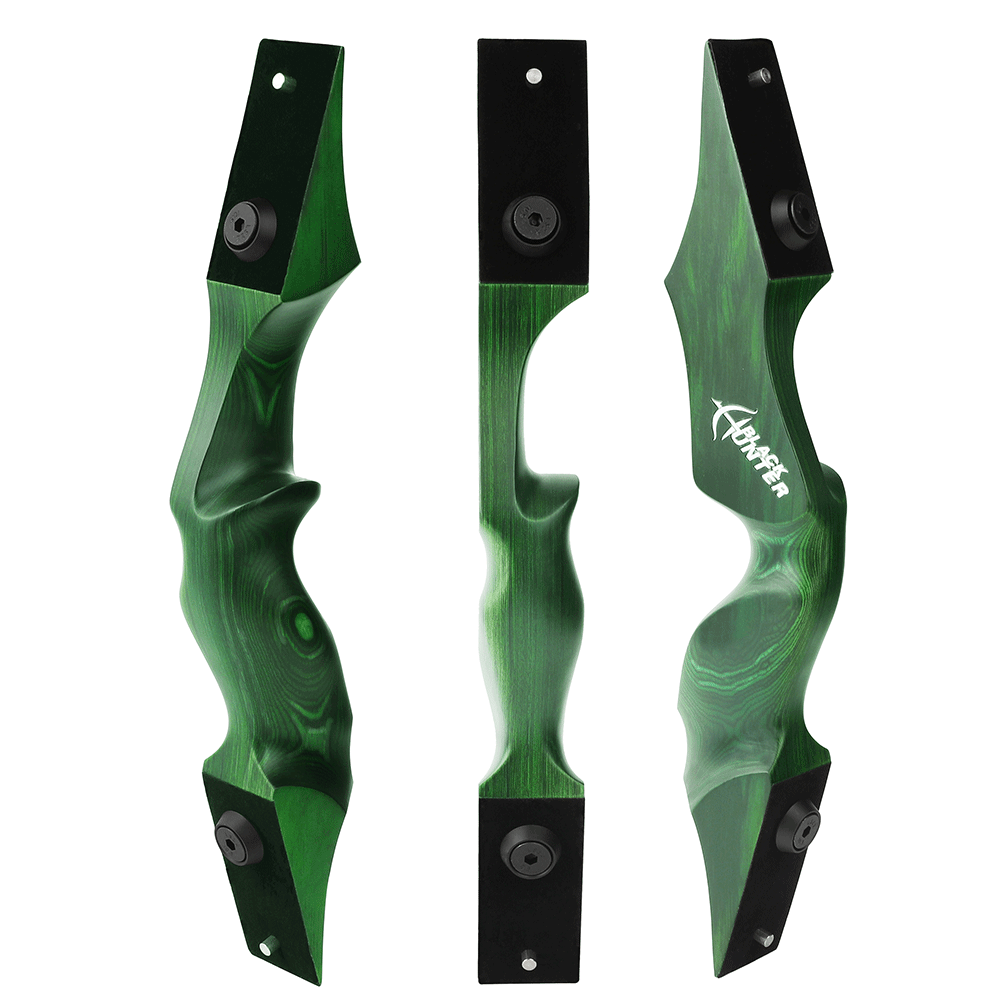 BLACK HUNTER 15" Wood Longbow/Recurve Bow Riser RH LH-CHN Archery