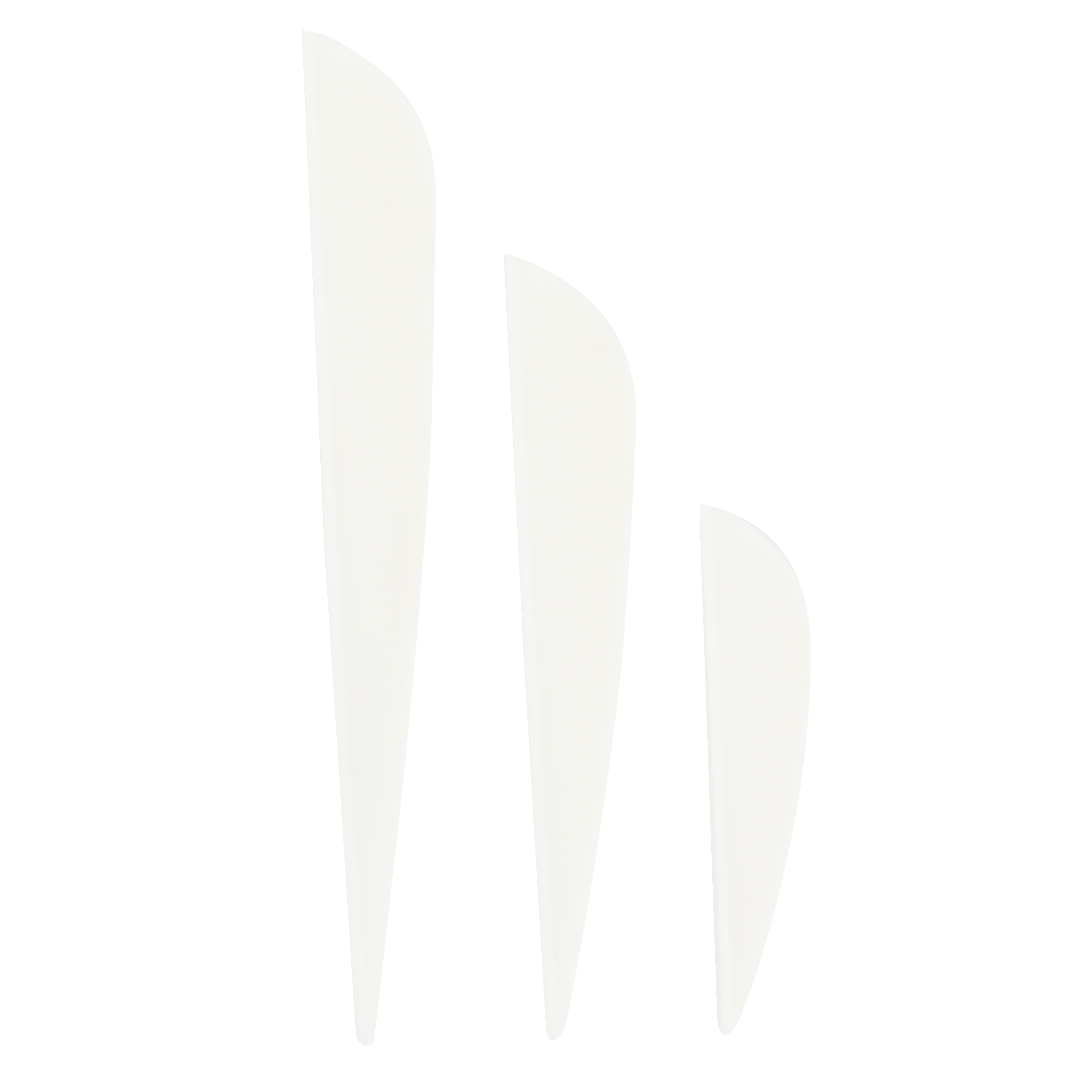 SHARROW Glow in the Dark Vanes - 1.75" 2" 2.5" 3" 4" (50 Pack)