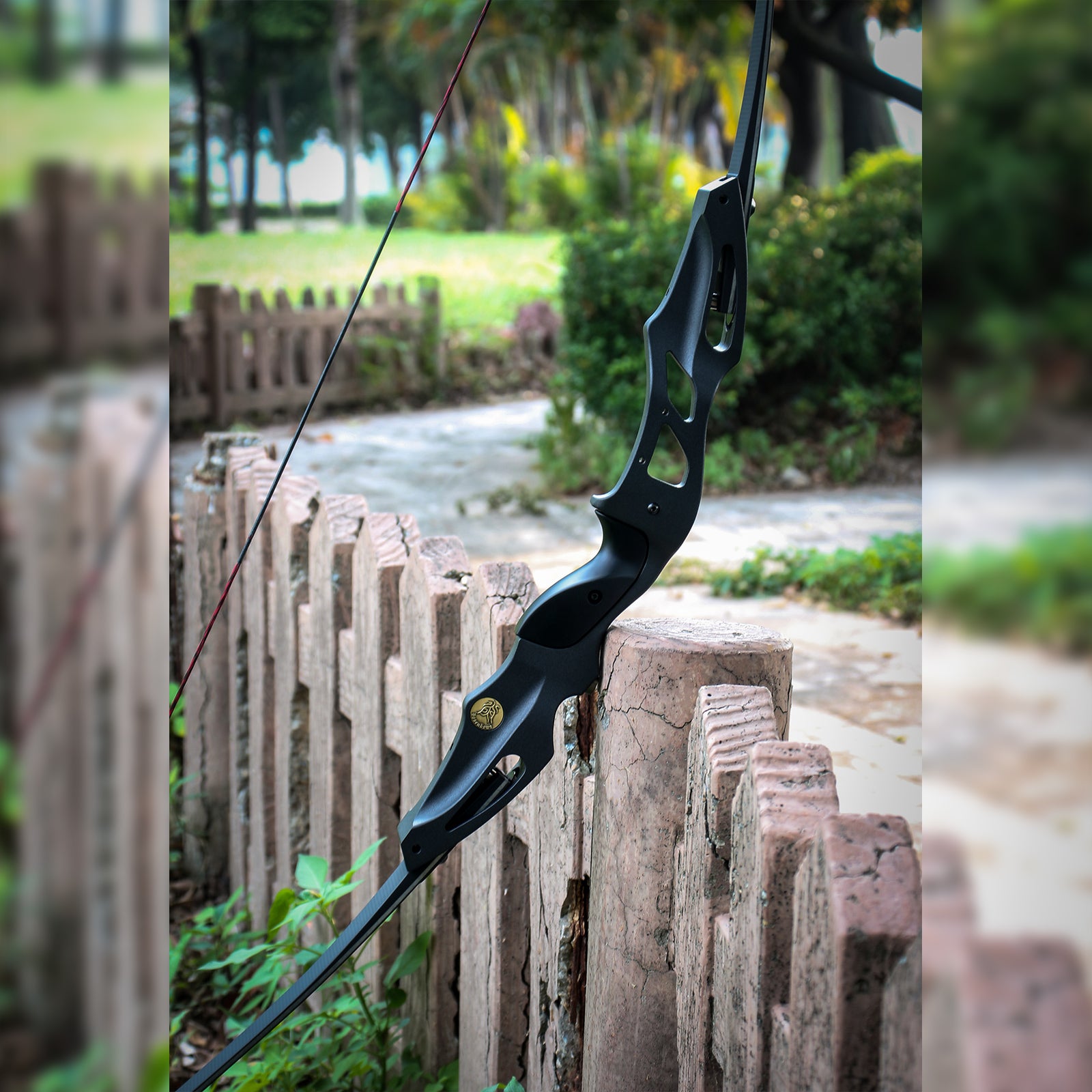 BOSEN 62" Traditional Hunting ILF Recurve Bow 25-55# @28"-CHN Archery