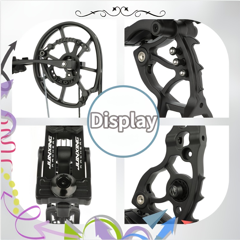 AMEYXGS Archery Compound Bow Alloy Dual-Use Steel Ball 20-70lbs