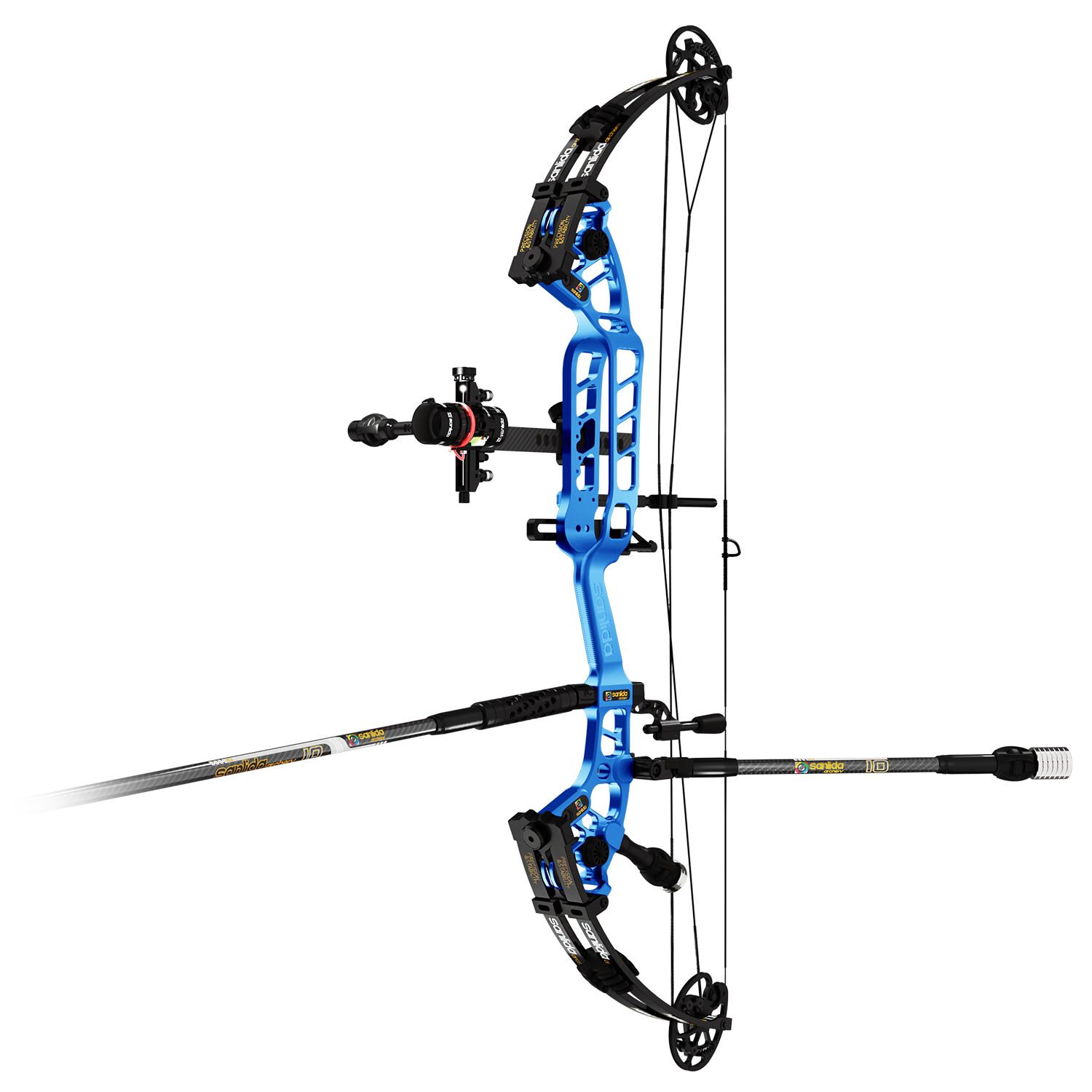 SANLIDA 37" Hero X10 II Target Compound Bow Kit with Full Modules