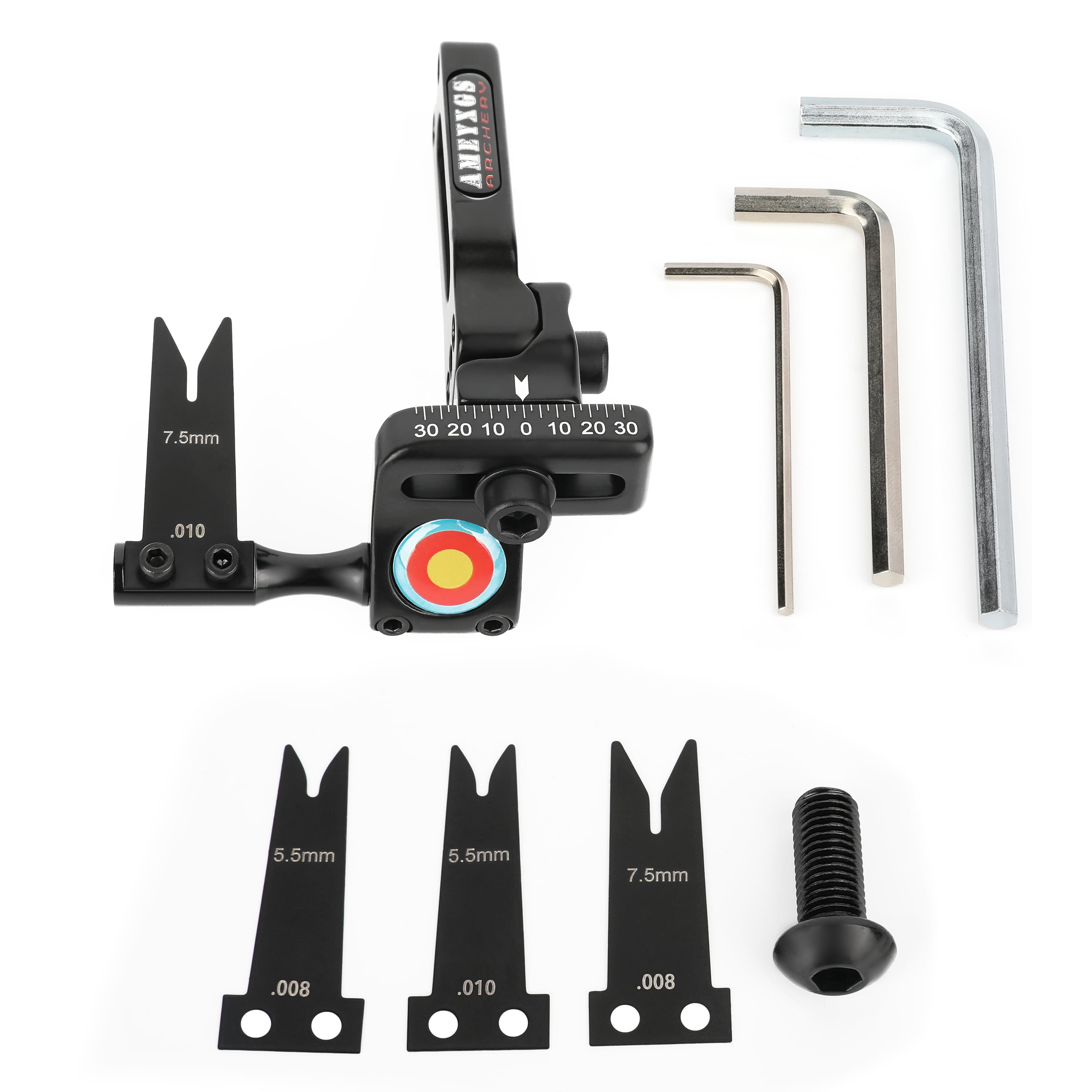 AMEYXGS A3 Adjustable Spring Steel Target Arrow Rest for Compound Bow-CHN Archery