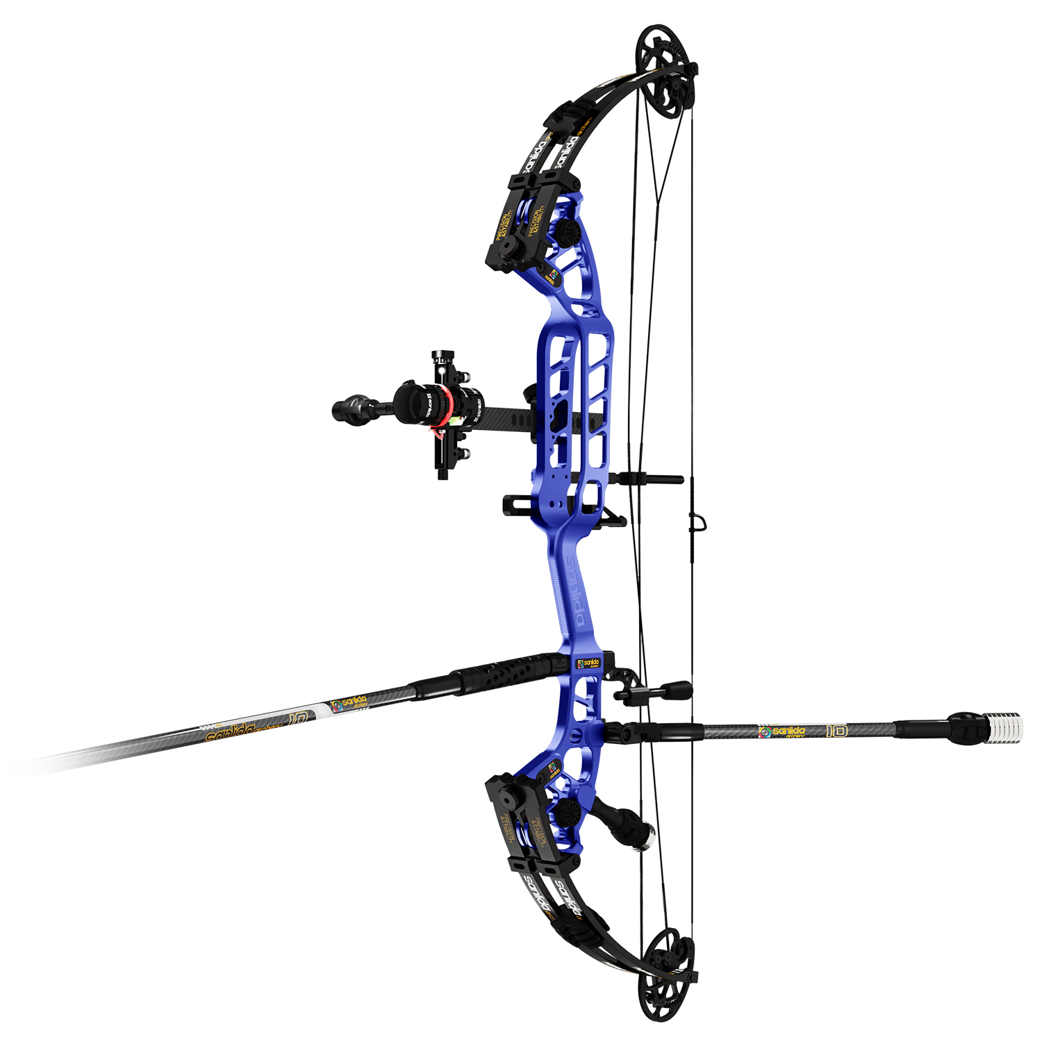 SANLIDA 37" Hero X10 II Target Compound Bow Kit with Full Modules