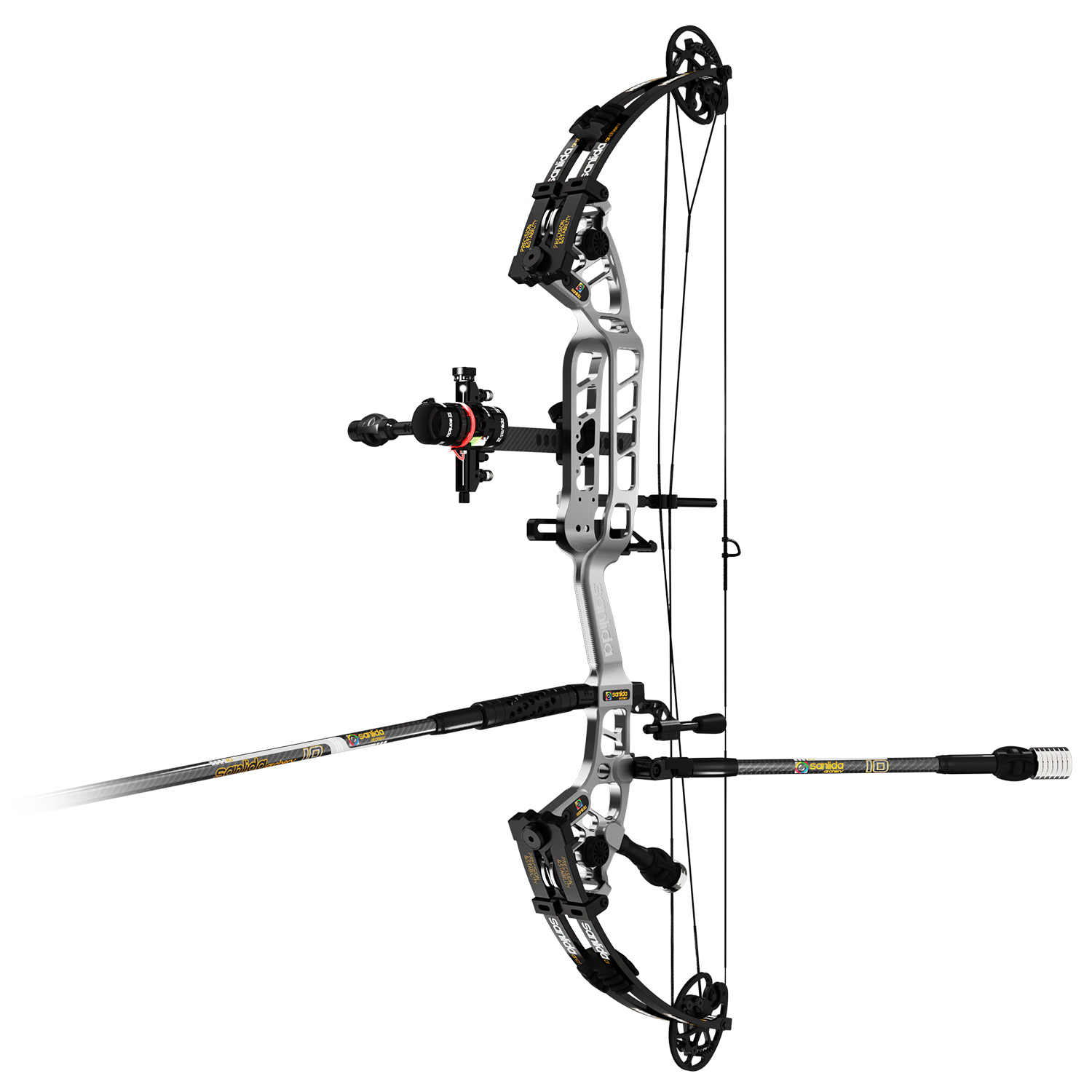 SANLIDA 37" Hero X10 II Target Compound Bow Kit with Full Modules