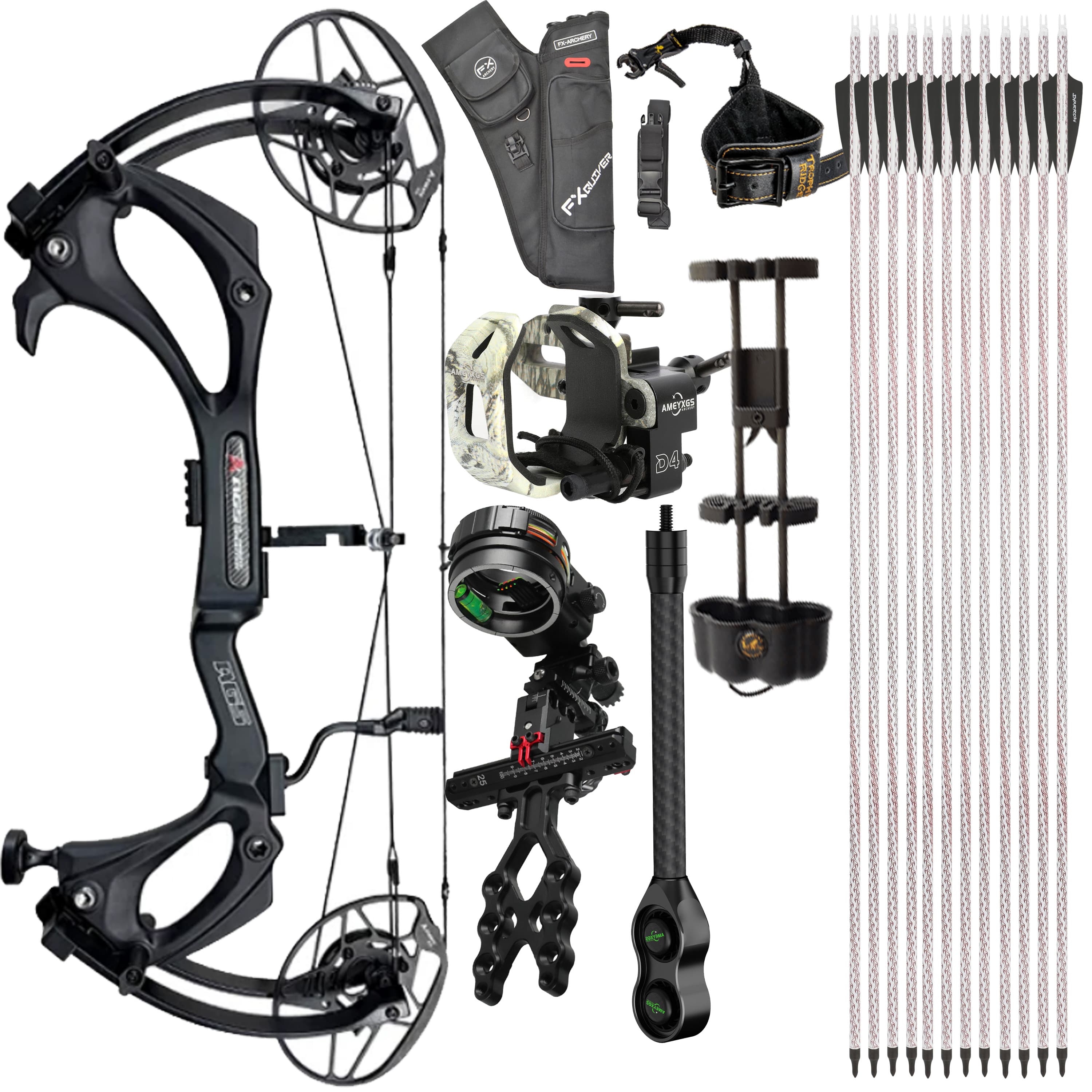 AGS 0-70lbs Compound Bow Target Kit Shooting Archery