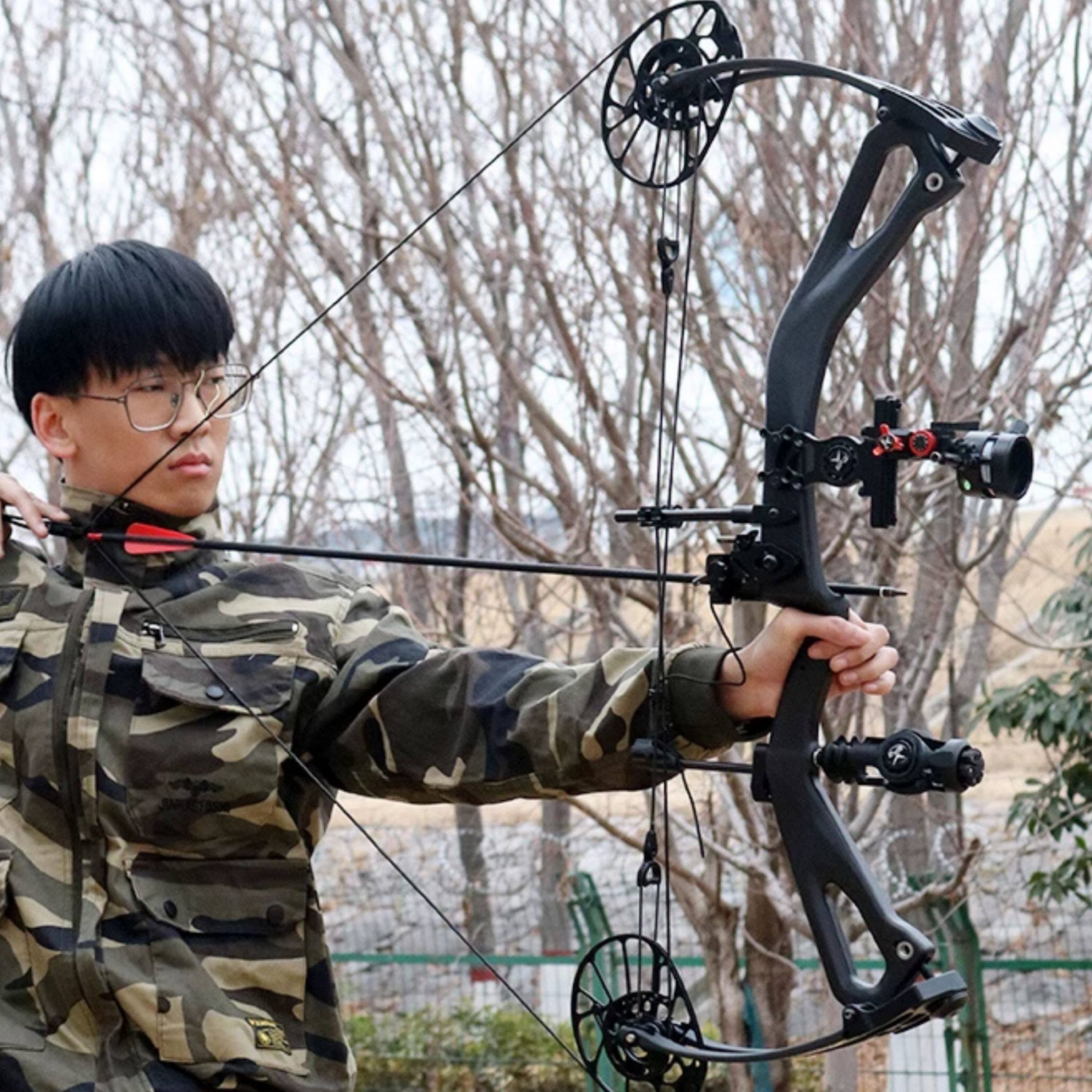 AGS Archery Compound Bow 45-75lbs Target Shooting RH