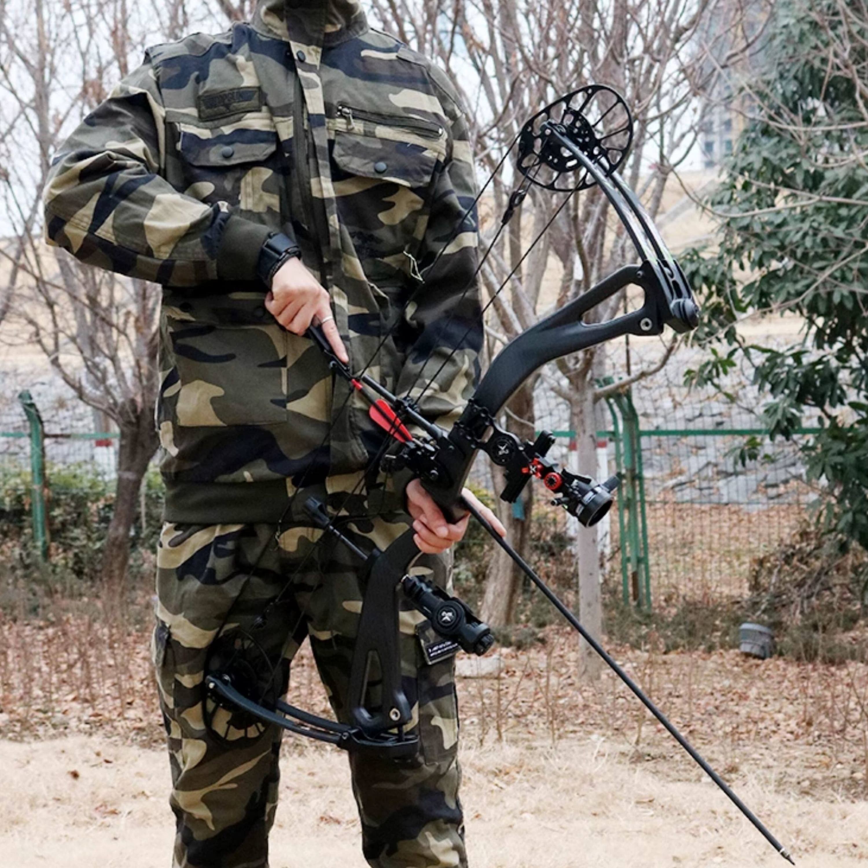 AGS Archery Compound Bow 45-75lbs Target Shooting RH