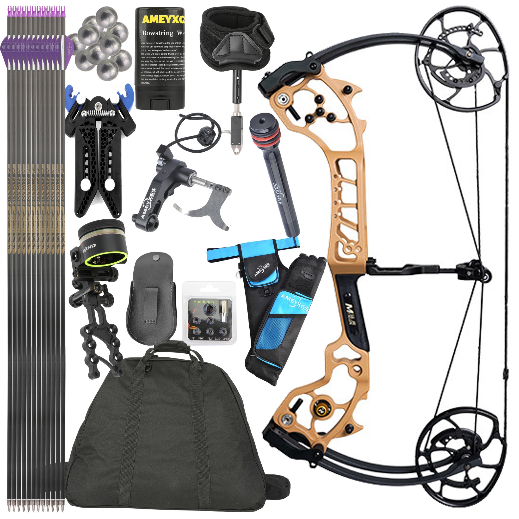 AGS 0-70lbs Target Compound Bow Kit | High-Performance Archery Bow