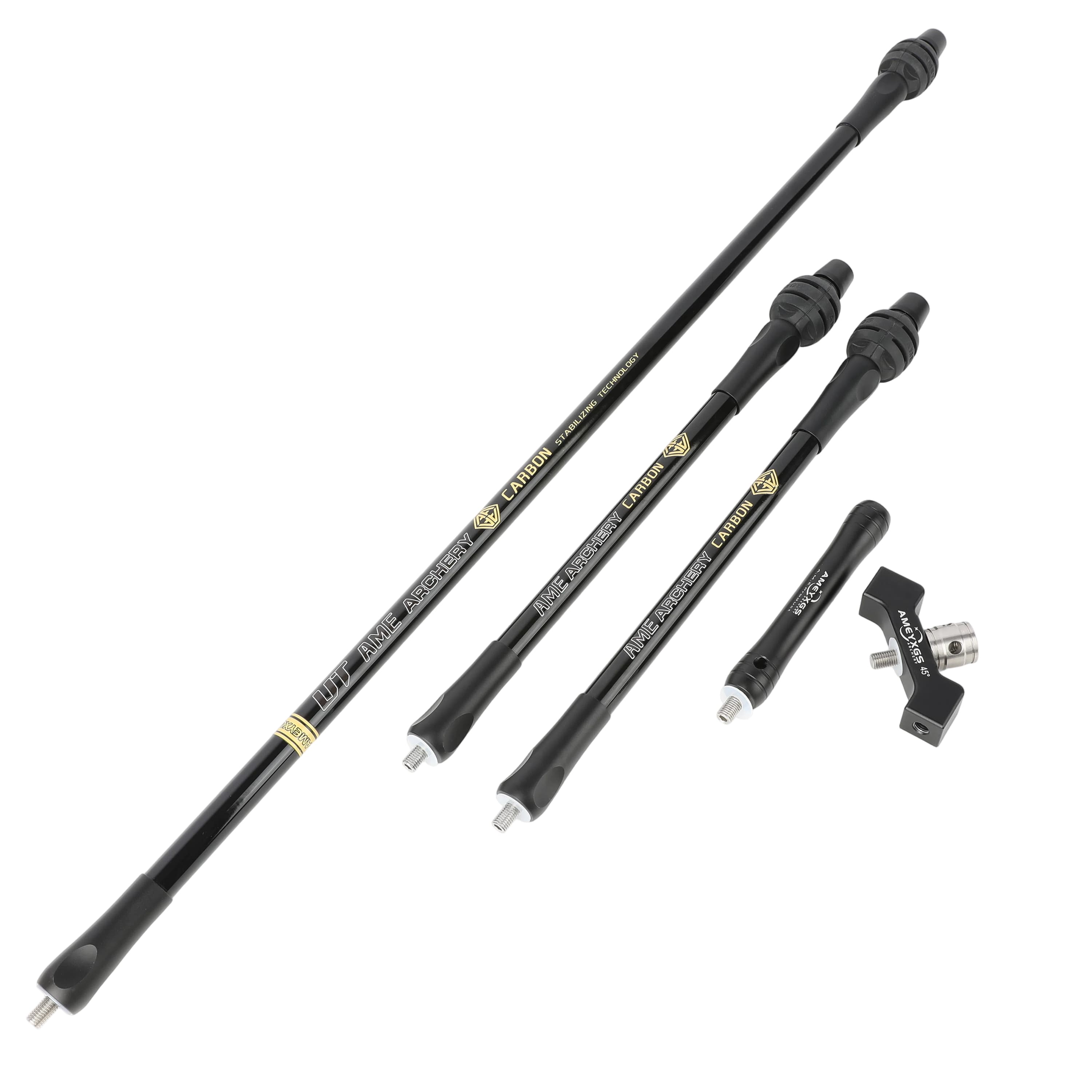 AMEYXGS Carbon Stabilizer Set with Damping & Weight Accessories