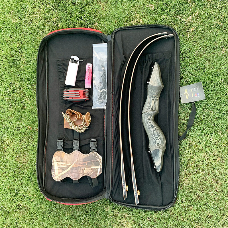 AMEYXGS Takedown Recurve Bow Case & PE Telescopic Arrow Tube