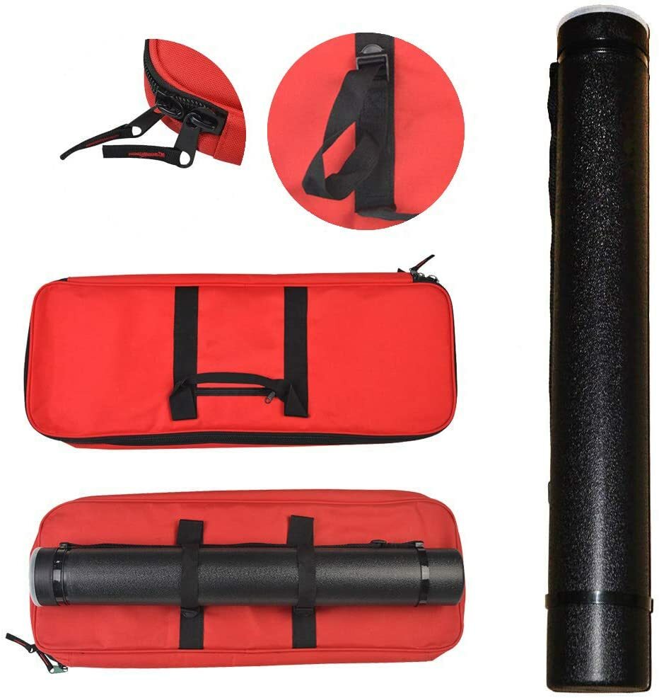 AMEYXGS Takedown Recurve Bow Case & PE Telescopic Arrow Tube
