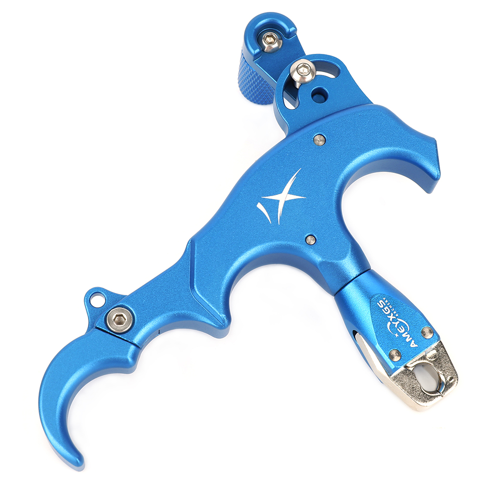 AMEYXGS X1 3 or 4 Finger Adjustable Archery Thumb Release