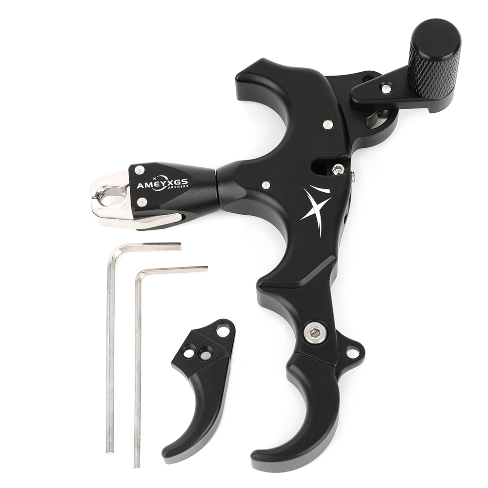 AMEYXGS X1 3 or 4 Finger Adjustable Archery Thumb Release