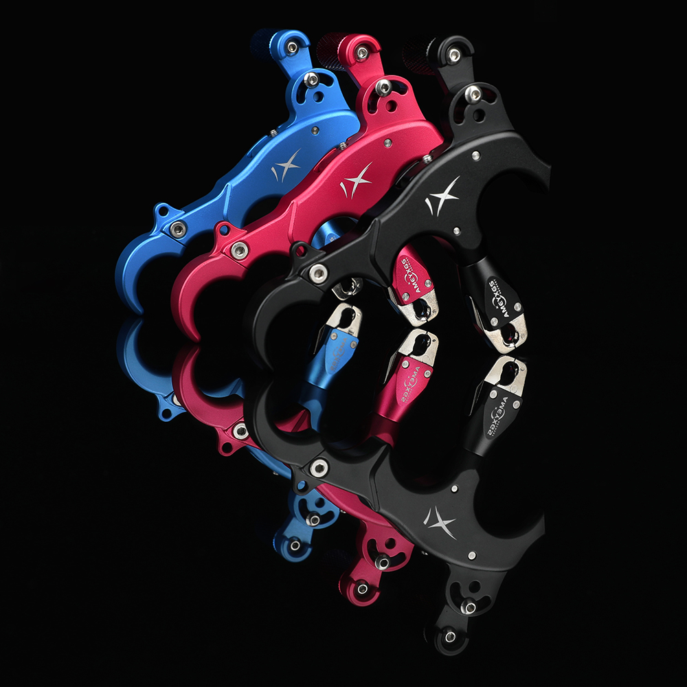 AMEYXGS X1 3 or 4 Finger Adjustable Archery Thumb Release