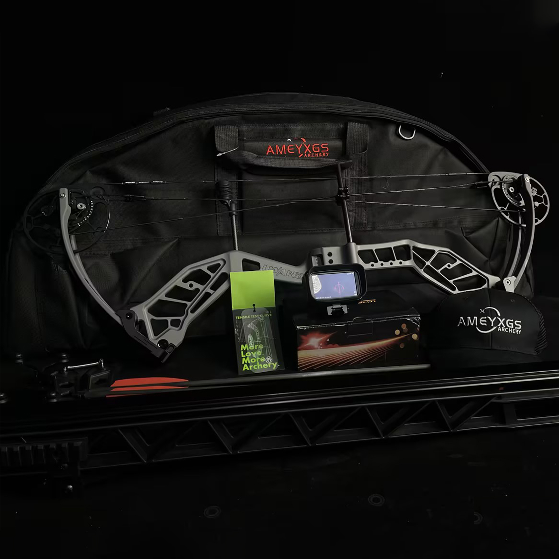 Tactical Night Vision Compound Bow Kit with 6-Arrow Feed System