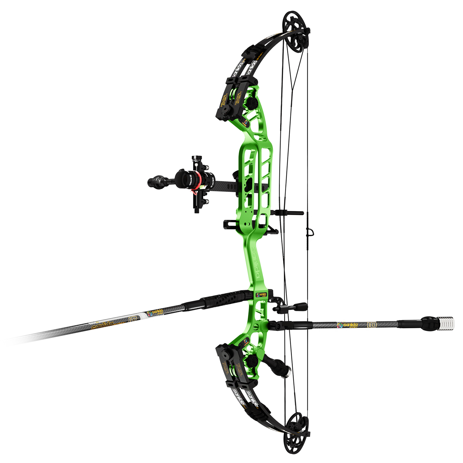 SANLIDA 37" Hero X10 II Target Compound Bow Kit with Full Modules