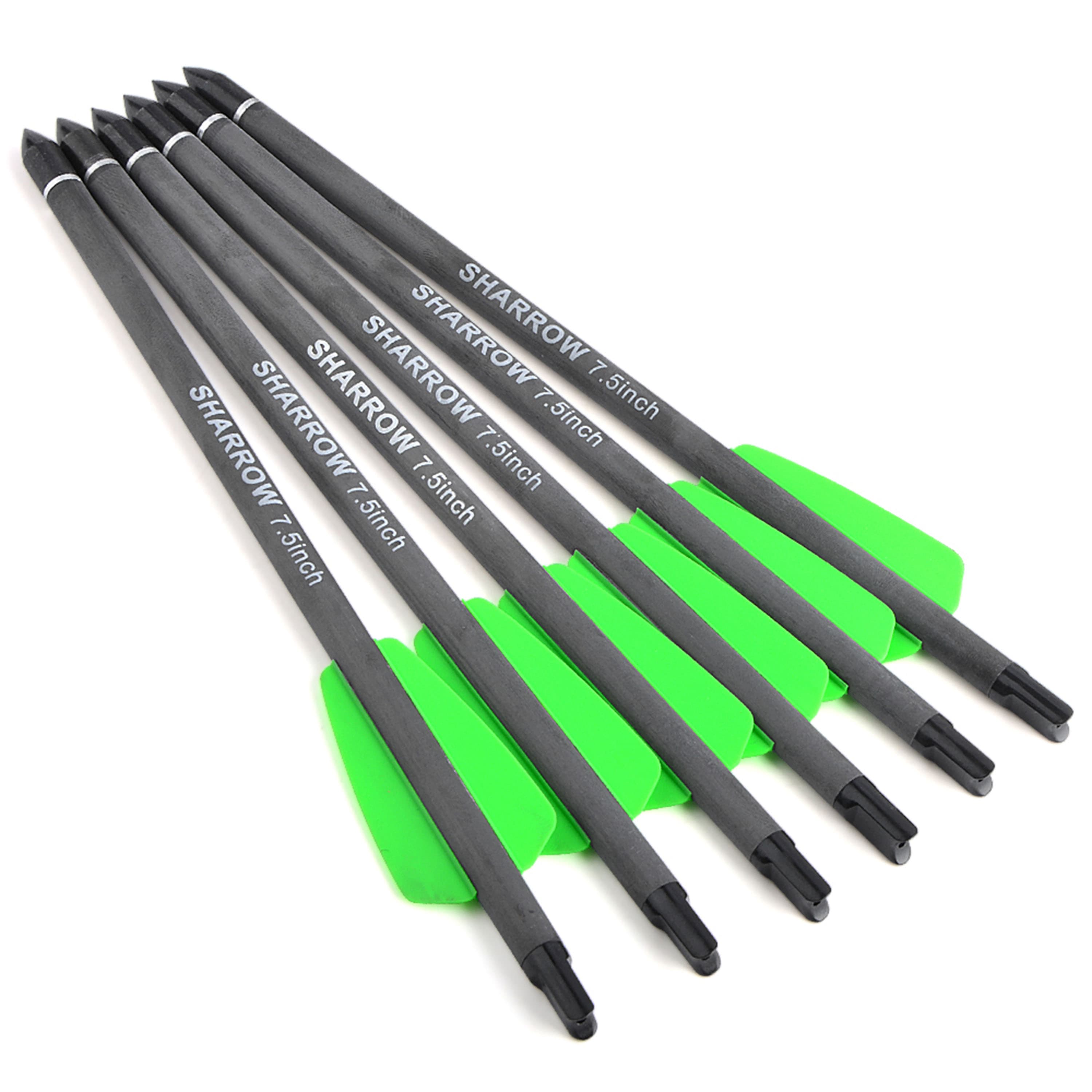 Archery 15" Carbon Arrows Mini Bow Bolts Archery Hunting