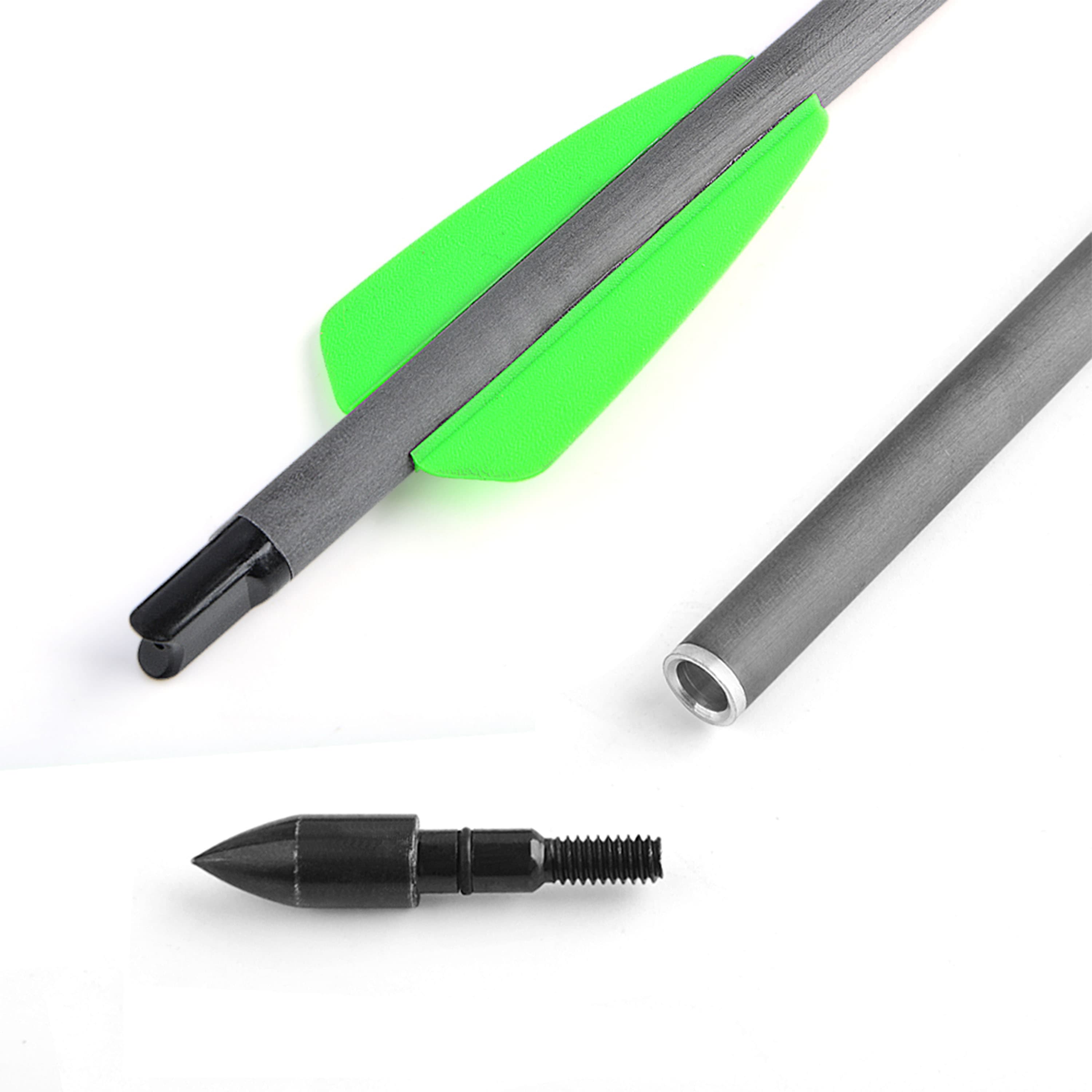 Archery 15" Carbon Arrows Mini Bow Bolts Archery Hunting