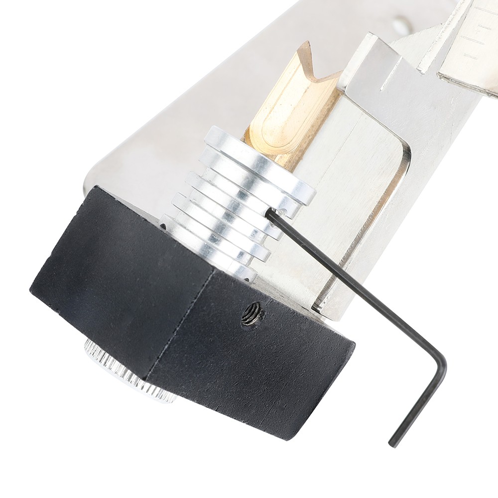 Archery Adjustable Arrow Fletching Jig with Clamp Arrow Building Tool