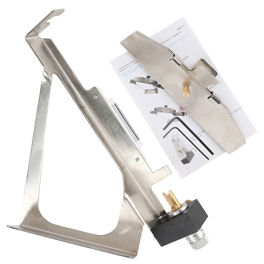 Archery Adjustable Arrow Fletching Jig with Clamp Arrow Building Tool