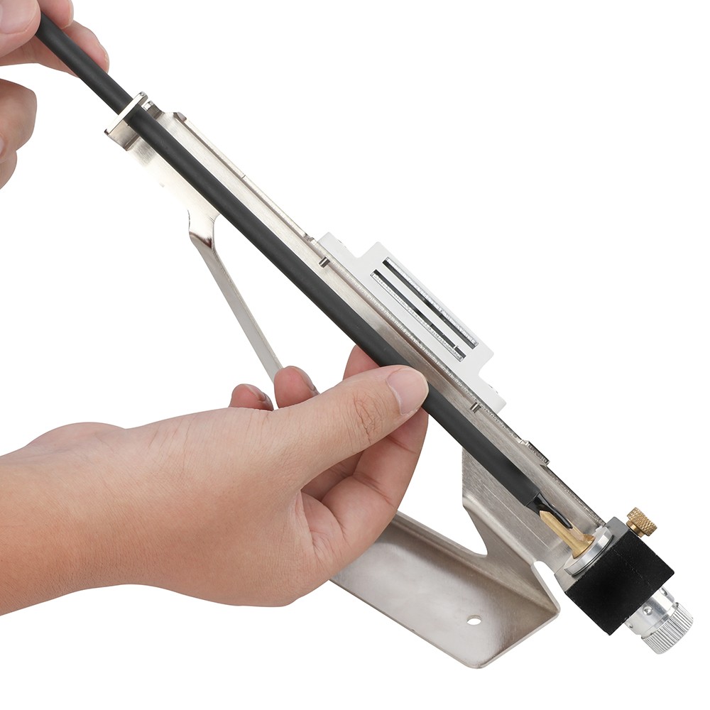 Archery Adjustable Arrow Fletching Jig with Clamp Arrow Building Tool