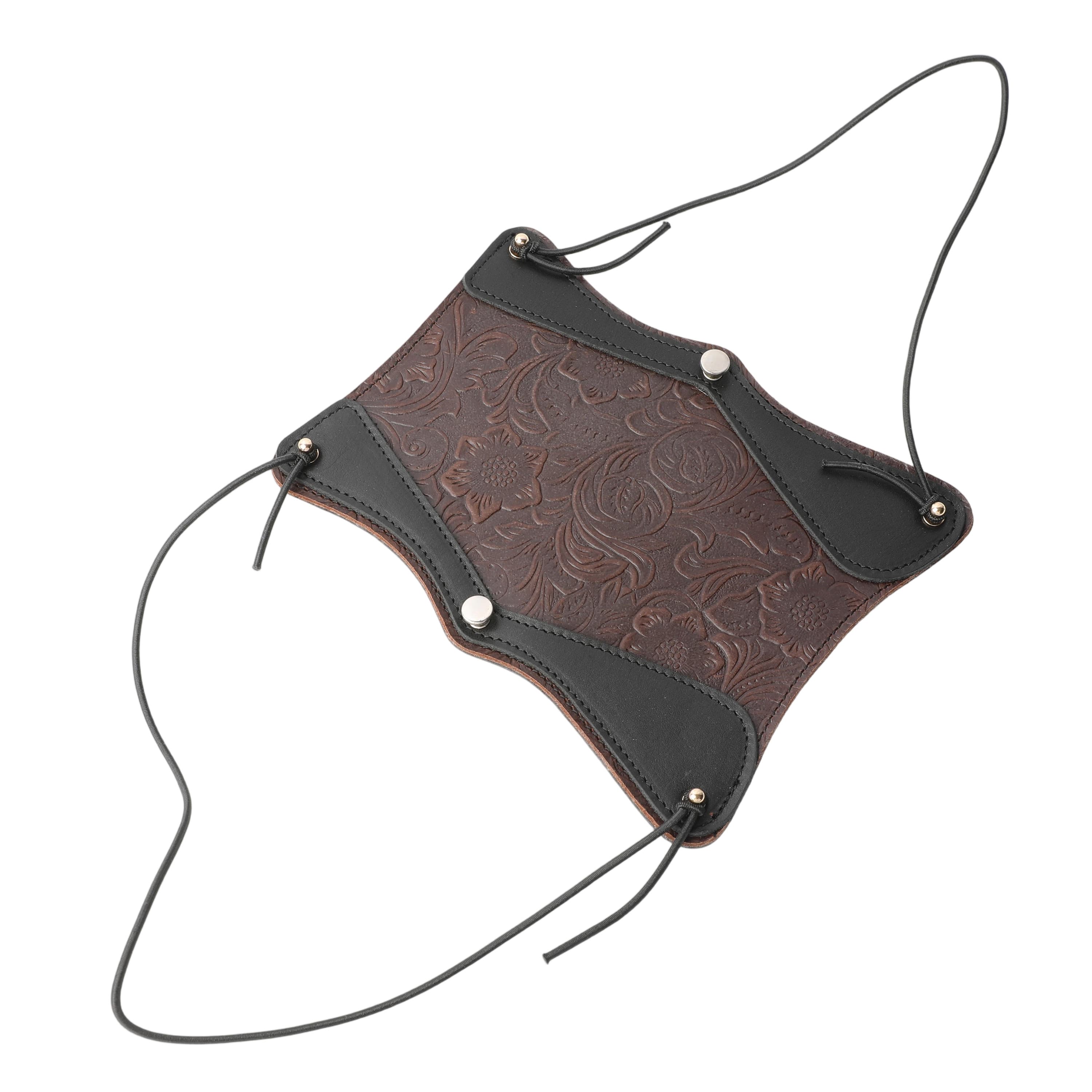 Cow Leather Archery Arm Guard  Arrow Quiver for Bow Shooting