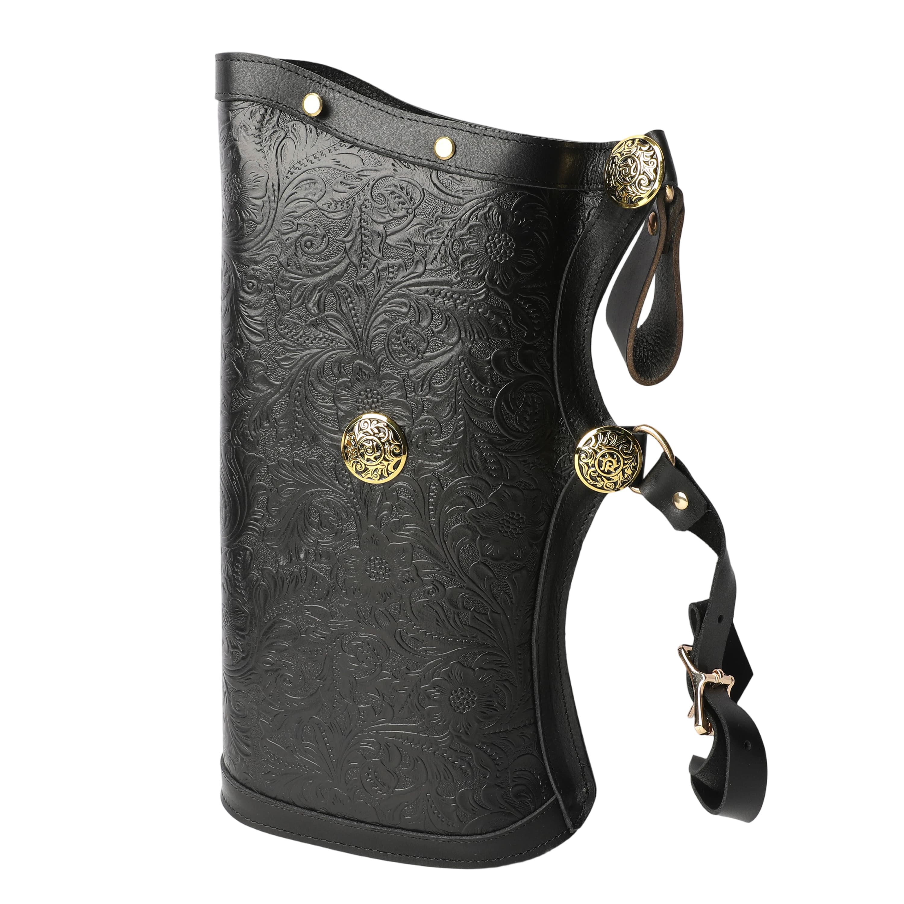 Cow Leather Archery Arm Guard  Arrow Quiver for Bow Shooting