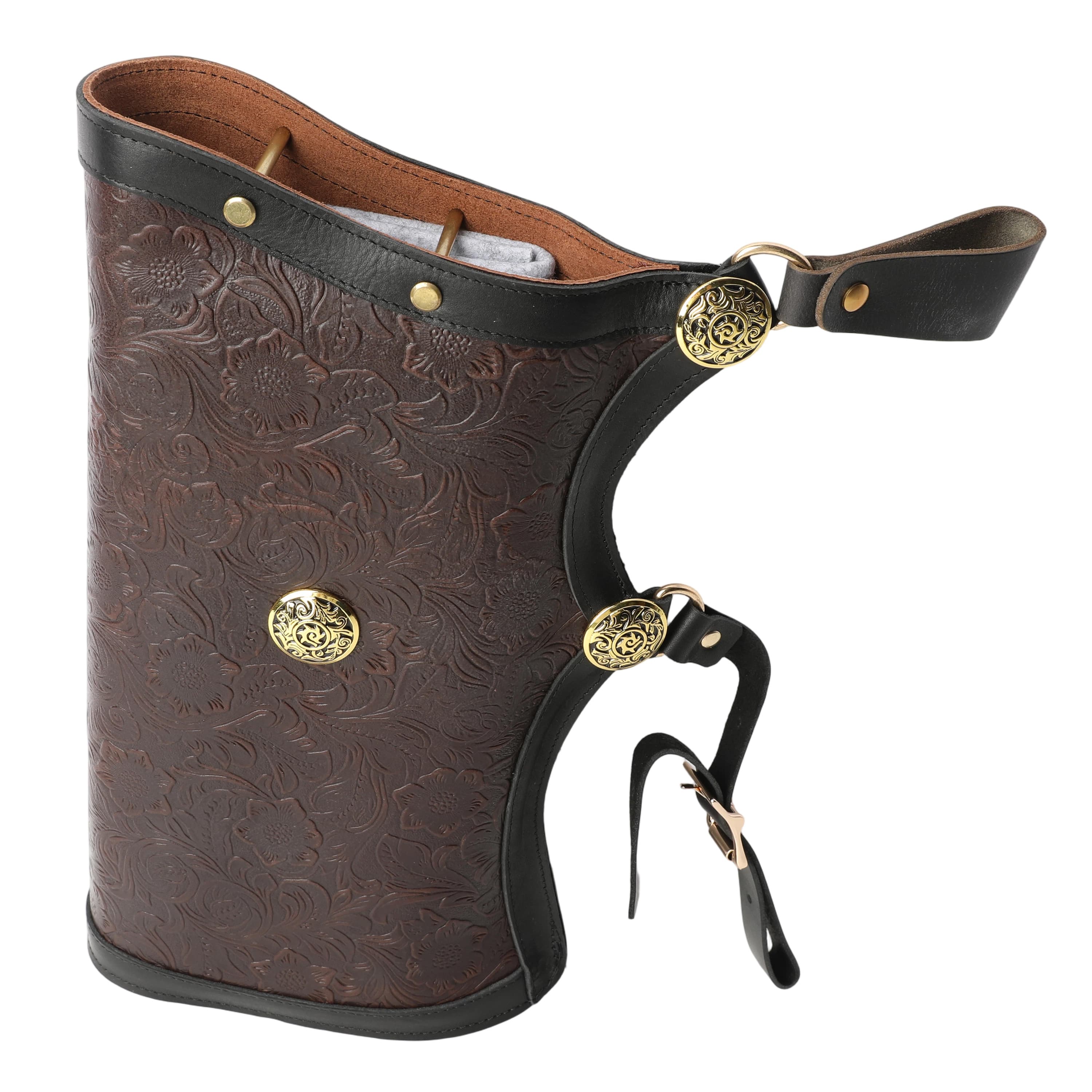 Cow Leather Archery Arm Guard  Arrow Quiver for Bow Shooting