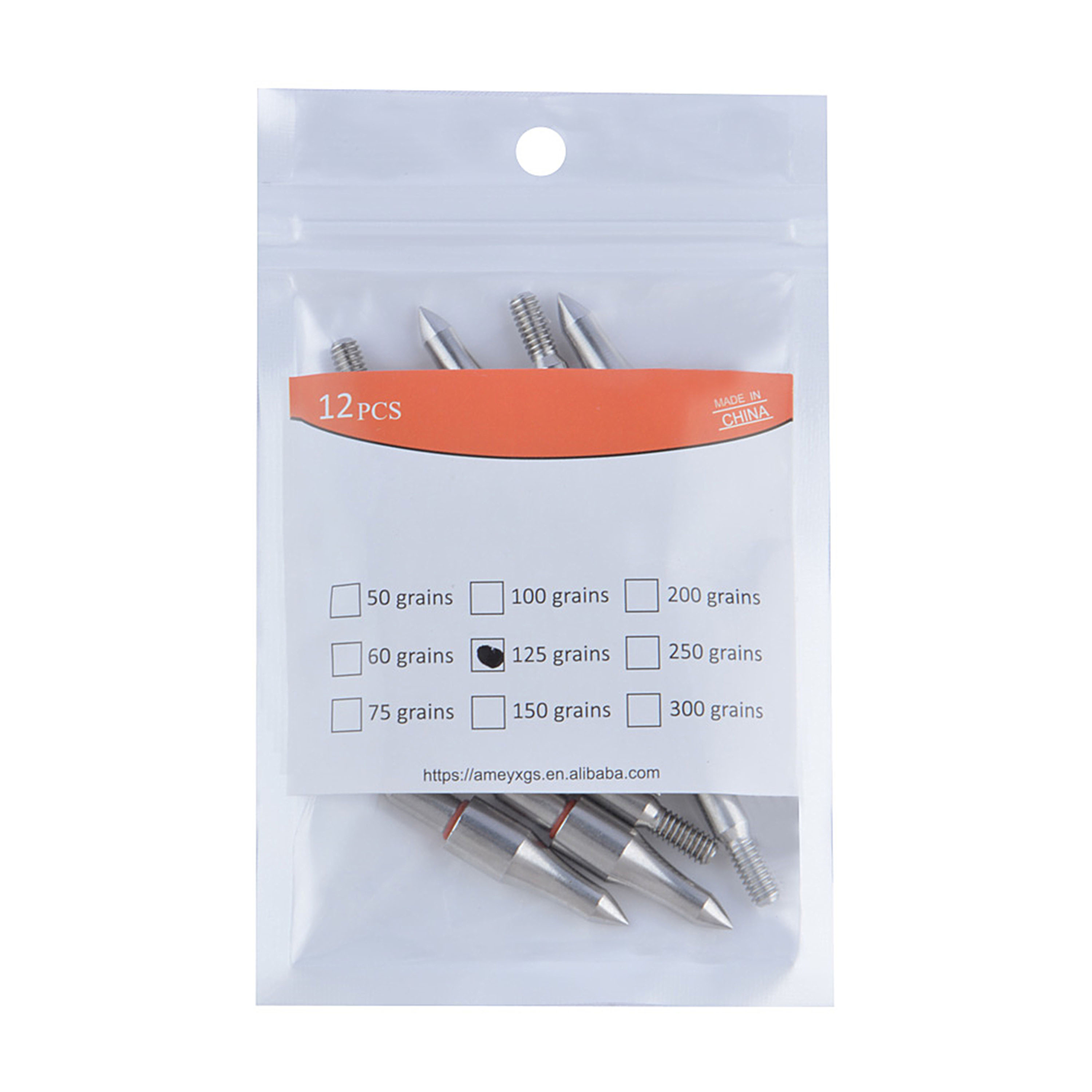Archery Arrowhead Stainless Steel 100-300gr Screw In Point Hunting 12X 