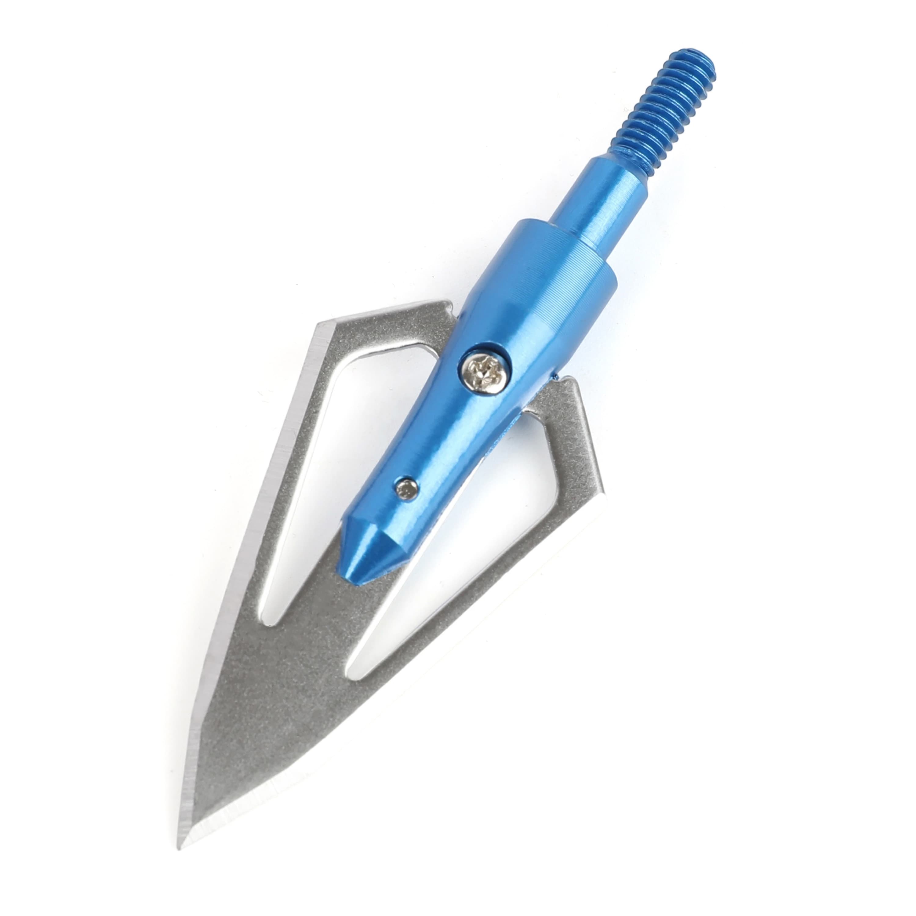 Archery Arrowheads 2 Blade Hunting Tips Screw In Point Broadheads Box