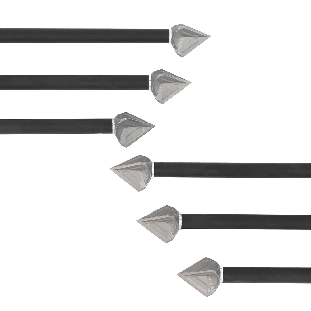 Carbon Arrows 12pcs 31.6 in 500 Spine Mixed Carbon Archery Set
