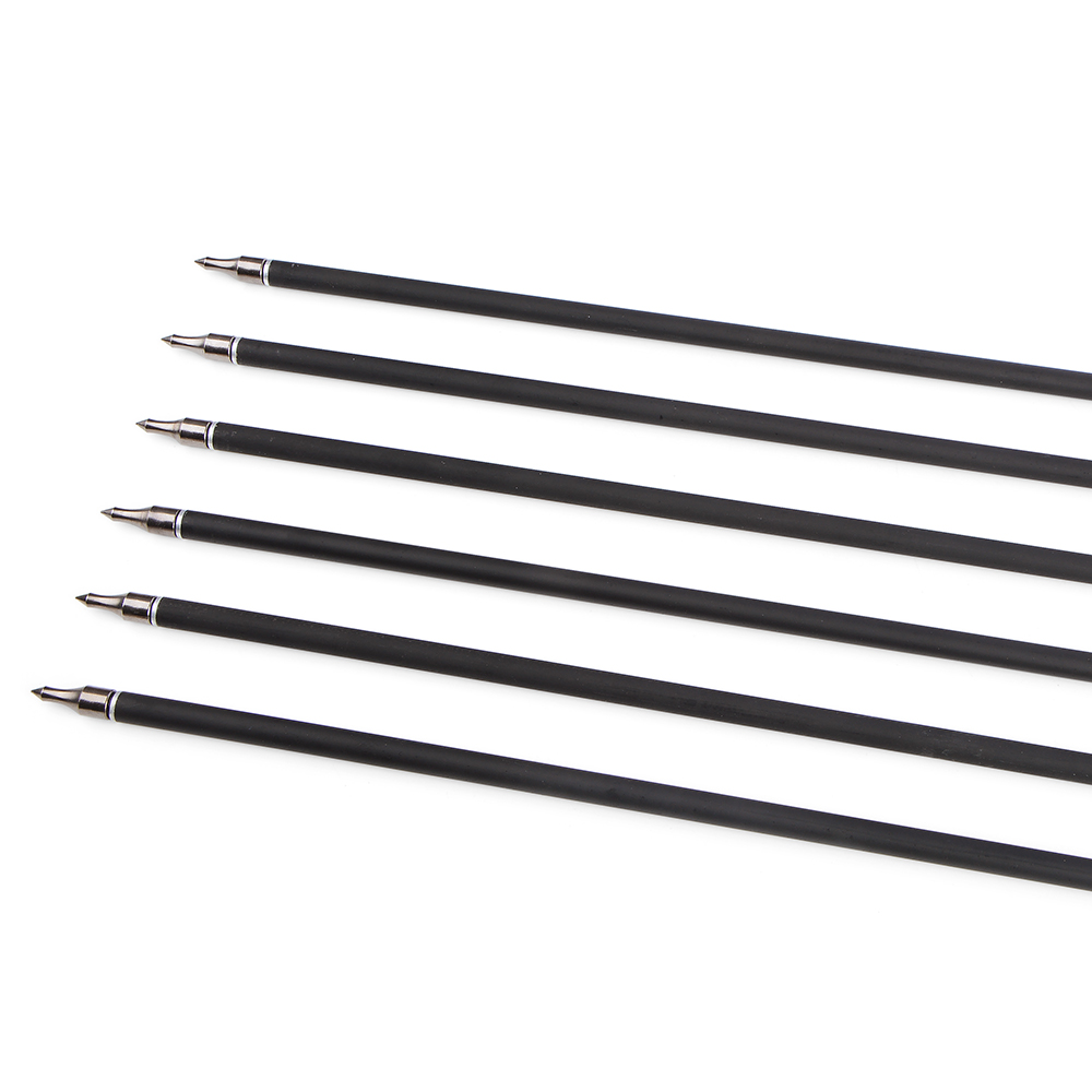 Carbon Arrows 12pcs 31.6 in 500 Spine Mixed Carbon Archery Set
